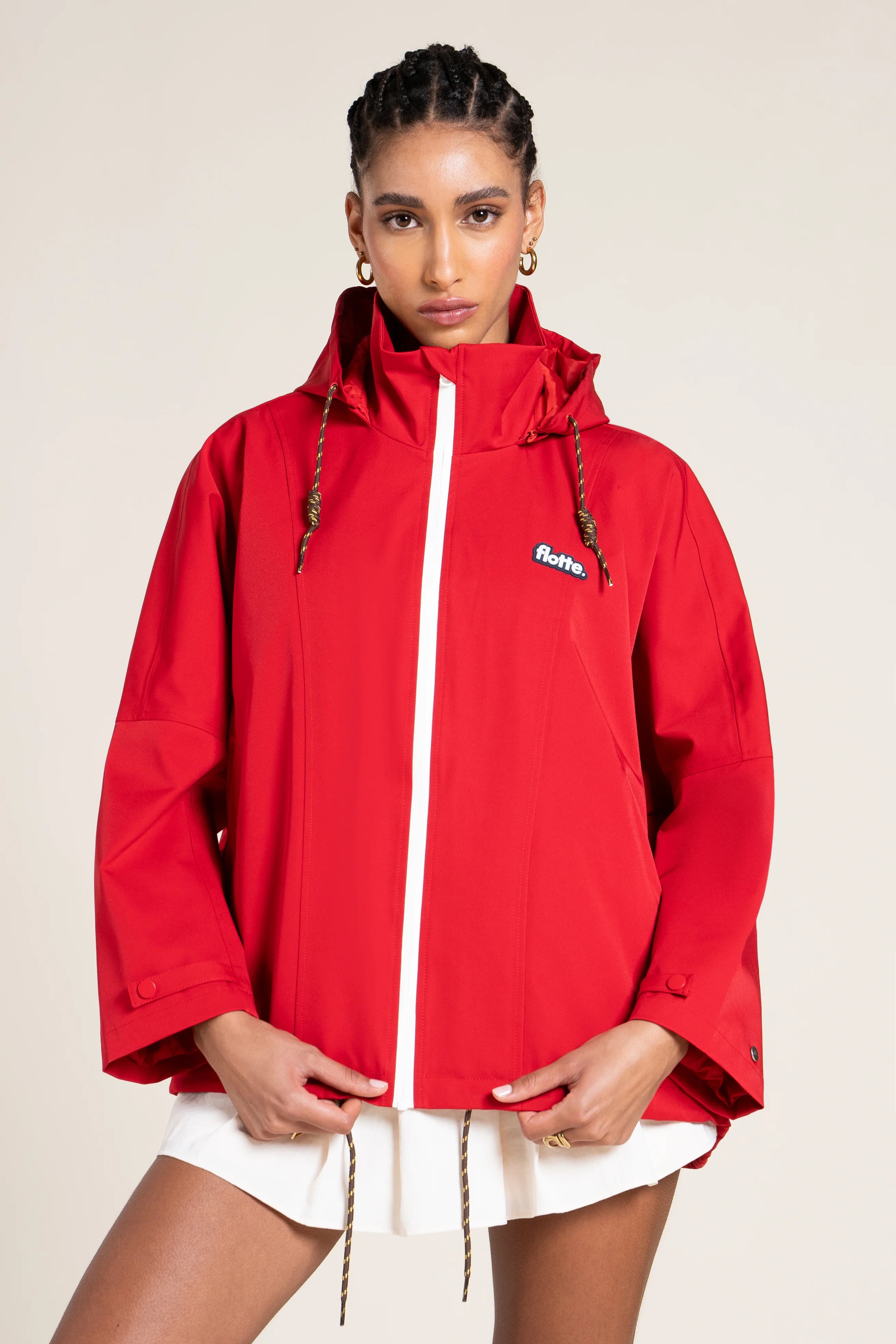 flotte-lourmel-cape-imperm-able-courte-oversize-capuche image 7