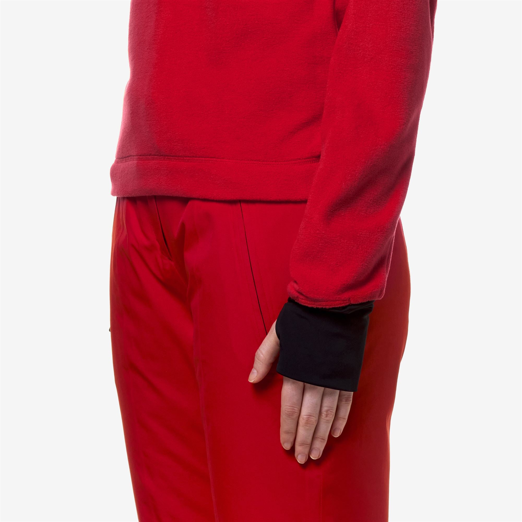 k-way-ceillac-polar-polaire-pull-over-femme-red image 4