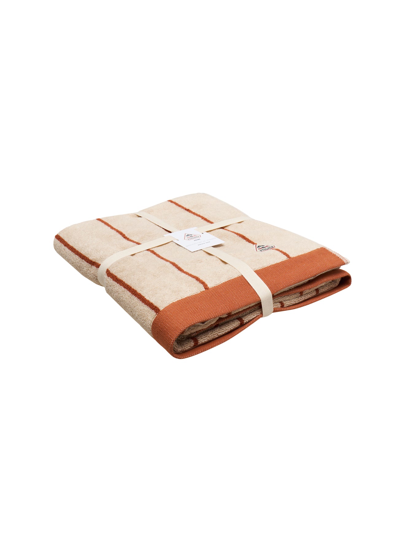 pyrenex-yumi-maxi-drap-de-bain-ray-blanc-et-terracotta image 6