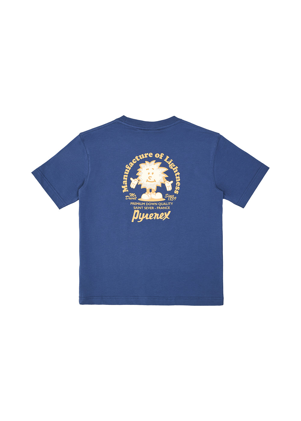 pyrenex-mfg-tee-t-shirt-unisexe-coton-bio-bleu image 4