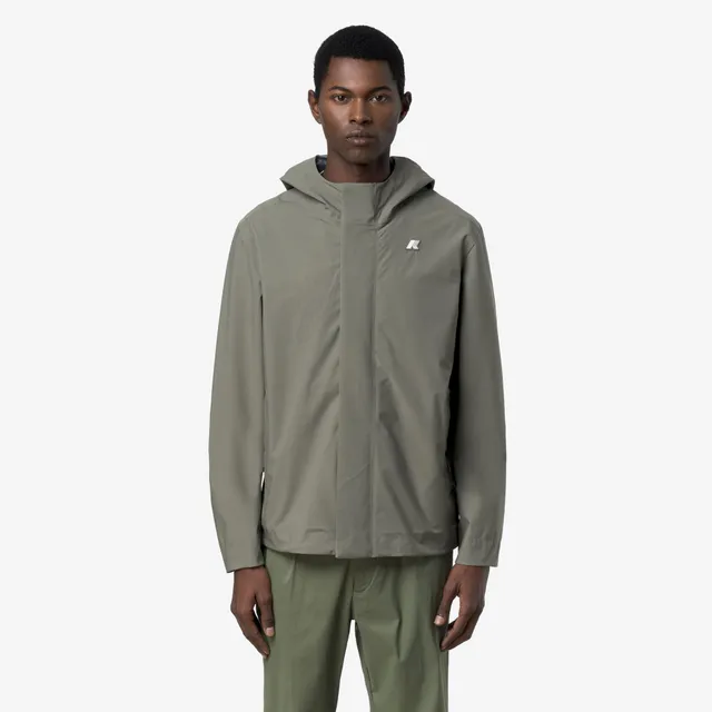 k-way-jacko-stretch-2l-veste-imperm-able-homme-green-lichen image 1