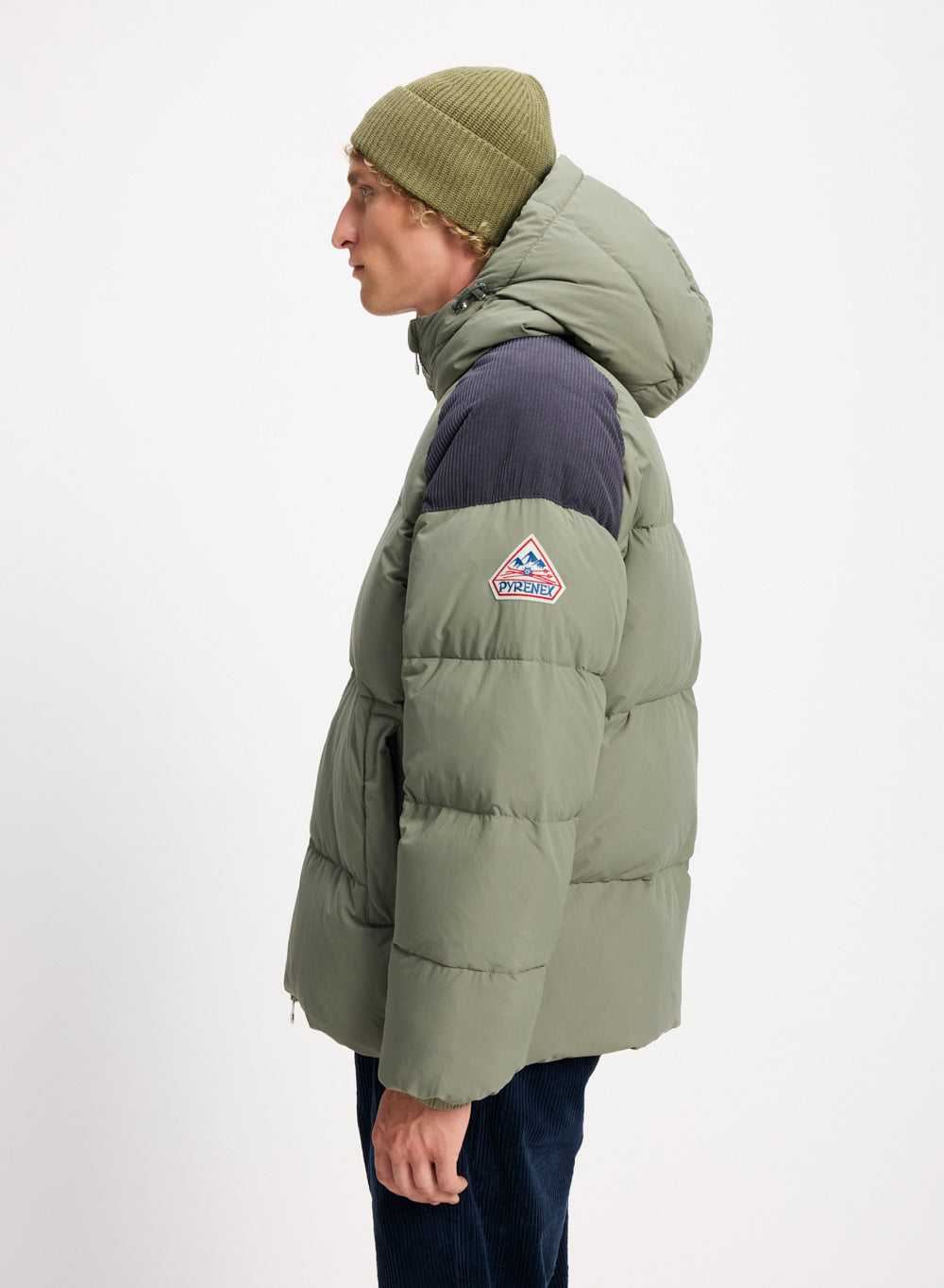 pyrenex-retro-sten-doudoune-unisexe-capuche-kaki image 6