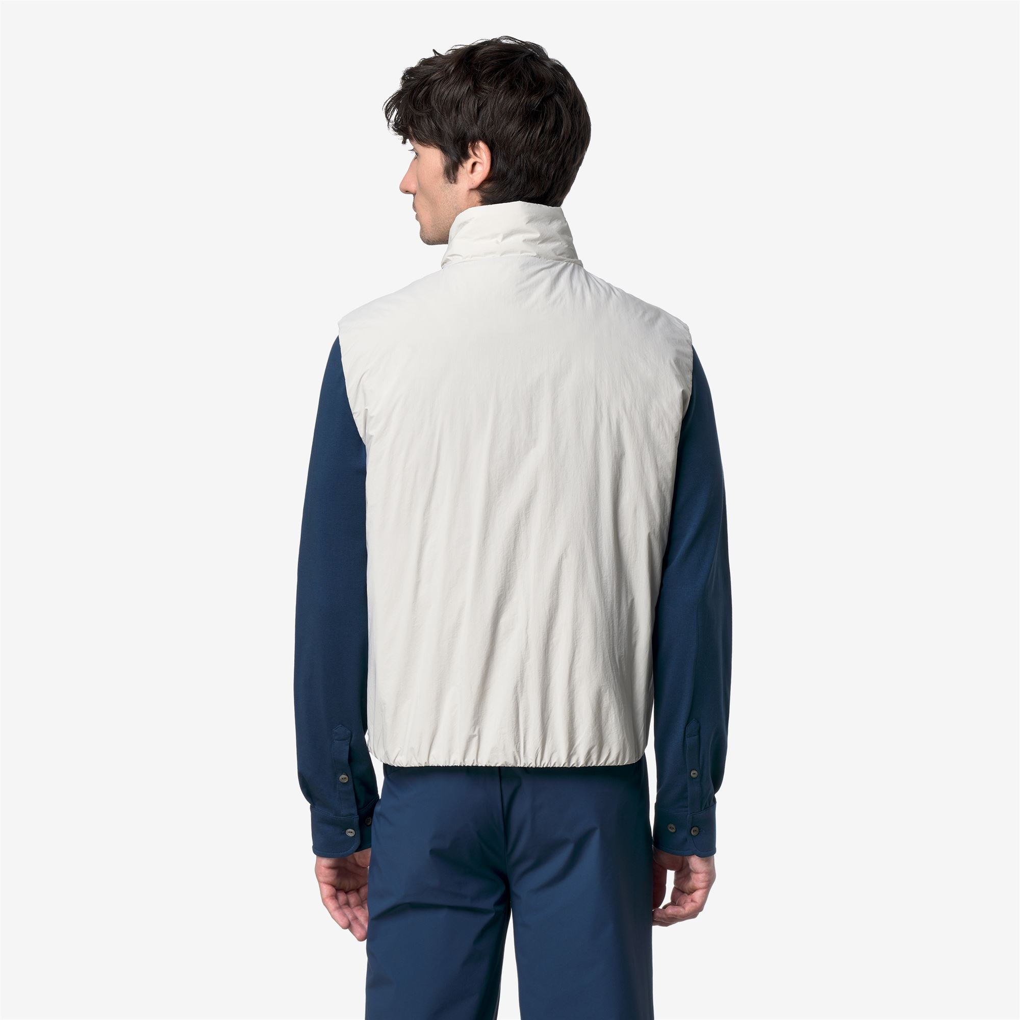 k-way-valen-plain-warm-gilet-homme-beige-lt image 3