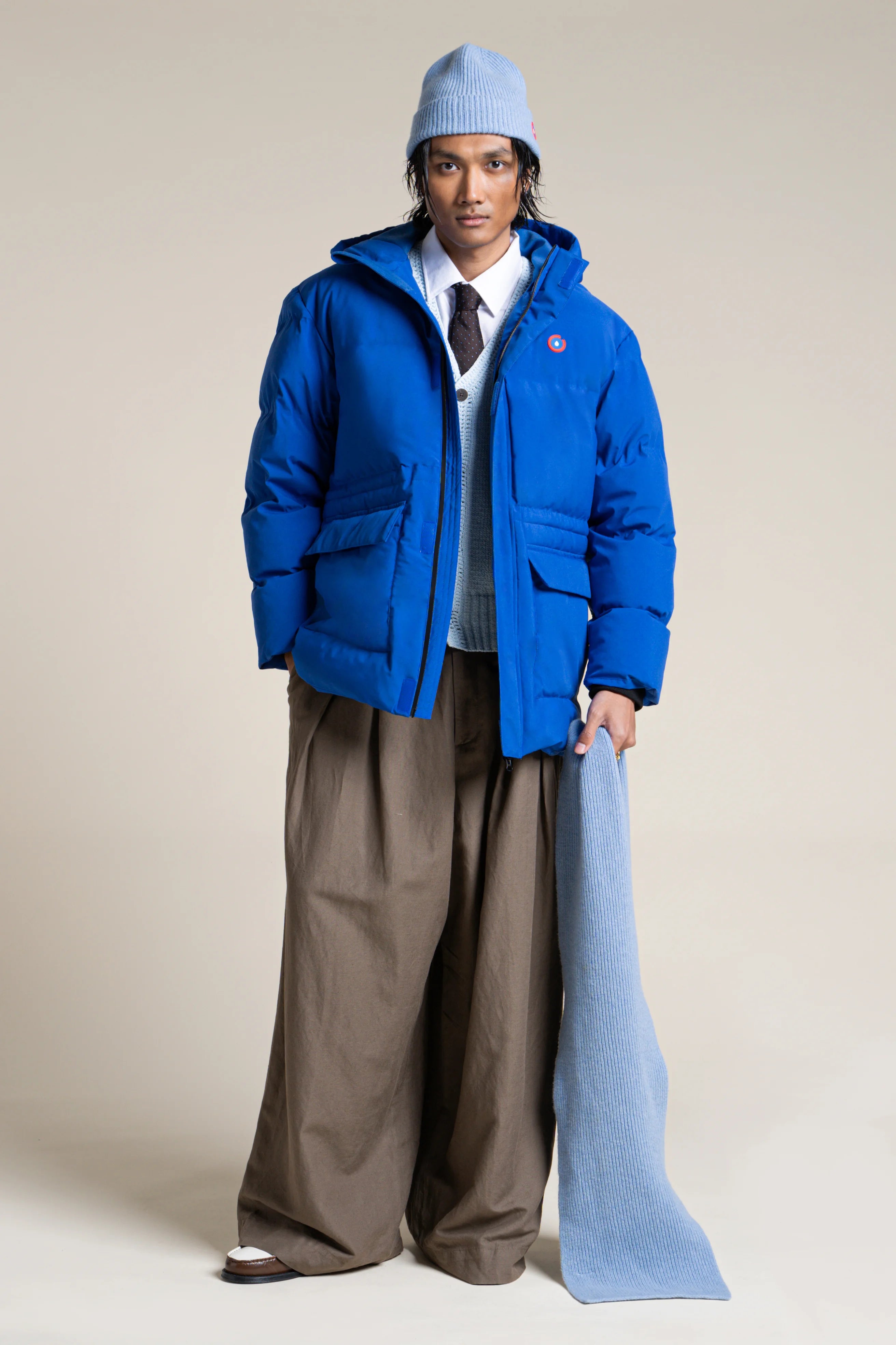 flotte-victoire-doudoune-mi-longue-imperm-able-bleu-indigo-marine image 6
