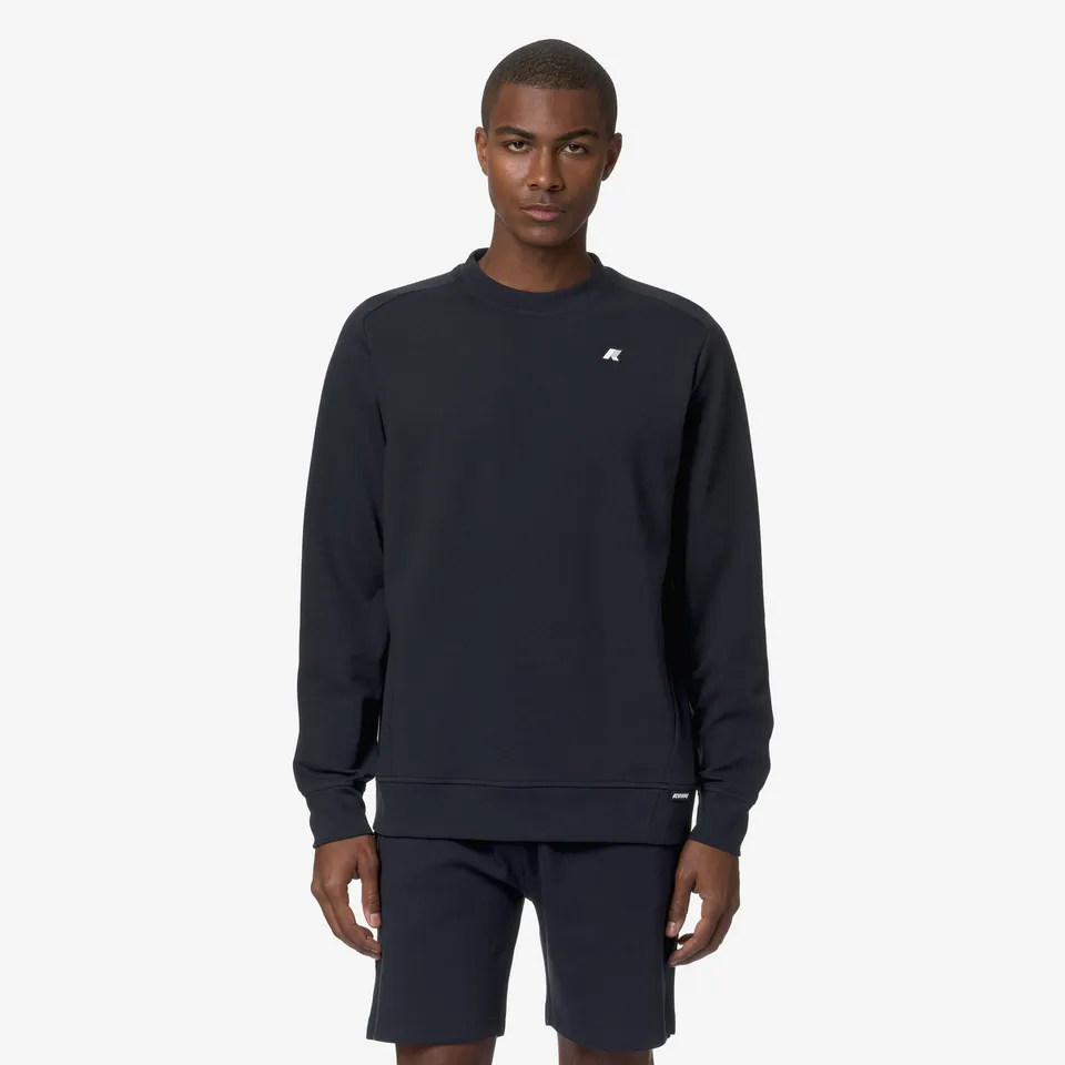 k-way-medine-interlock-pull-polaire-homme-blue-depth image 1