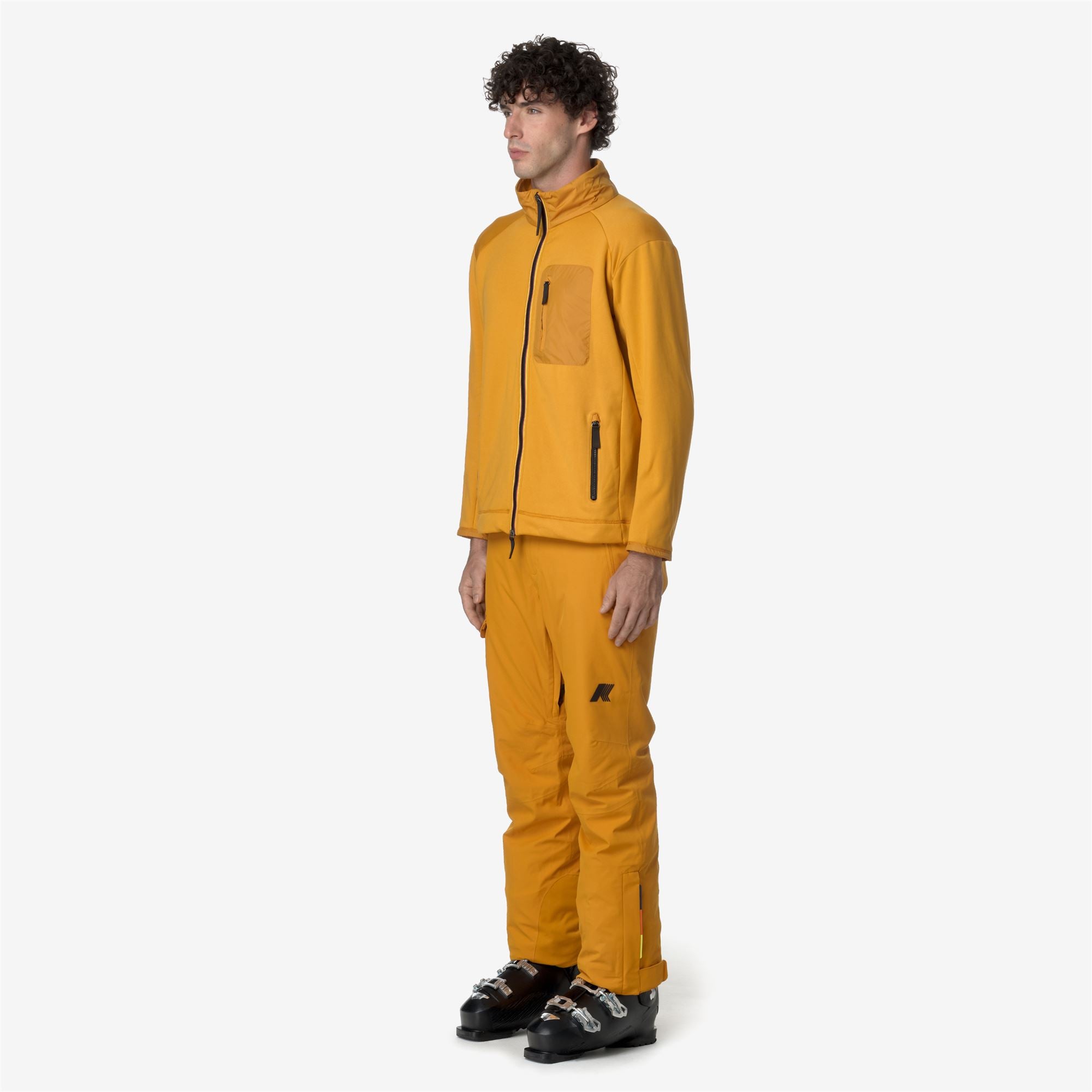 k-way-avrieux-microtwill-2l-pantalon-sport-homme-yellow-inca image 2