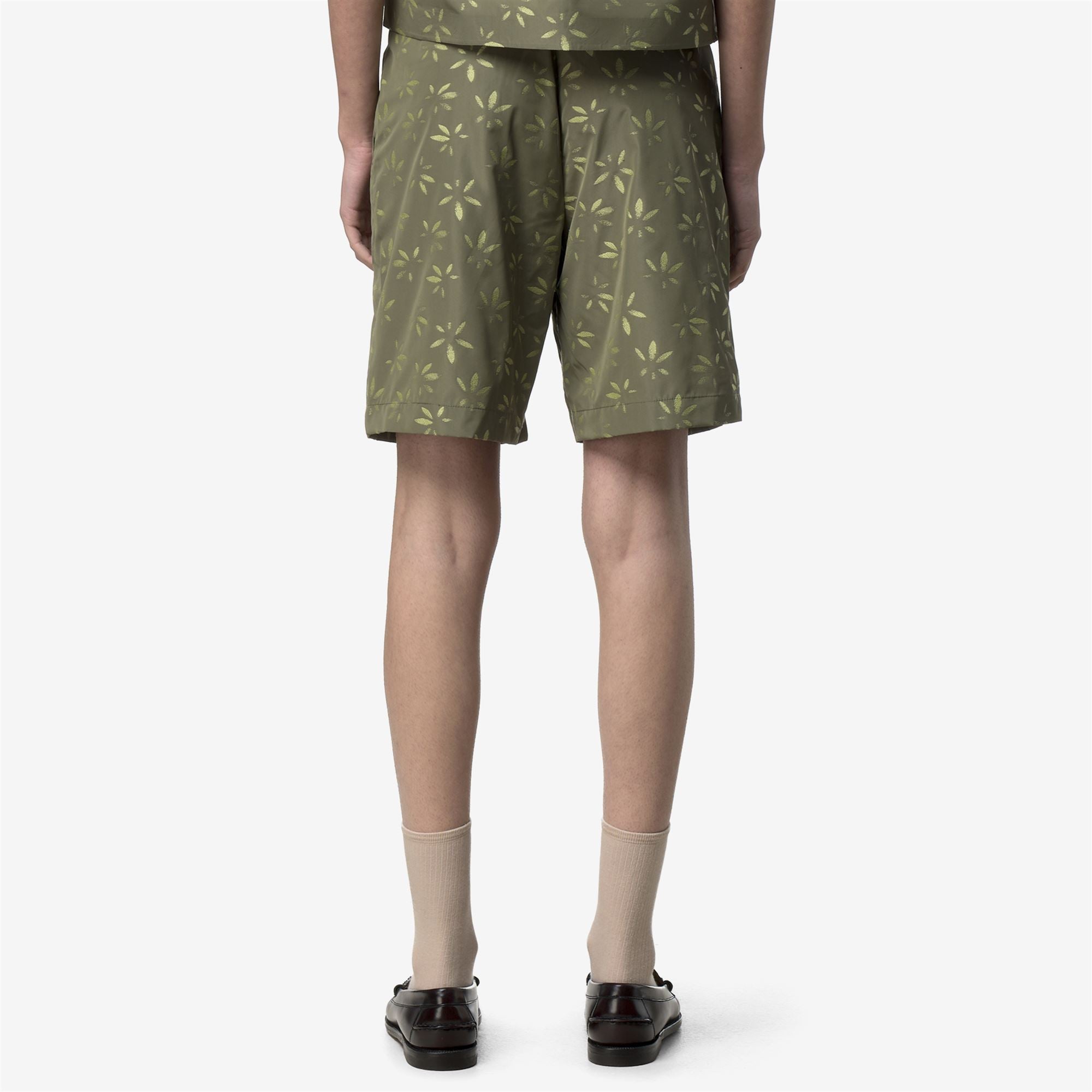 k-way-larose-emby-jacquard-short-de-sport-femme-green-lime-jacquard image 3