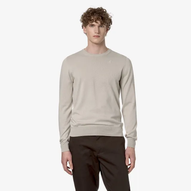 k-way-sebastien-cotton-ps-pull-over-homme-beige-lt-2 image 1