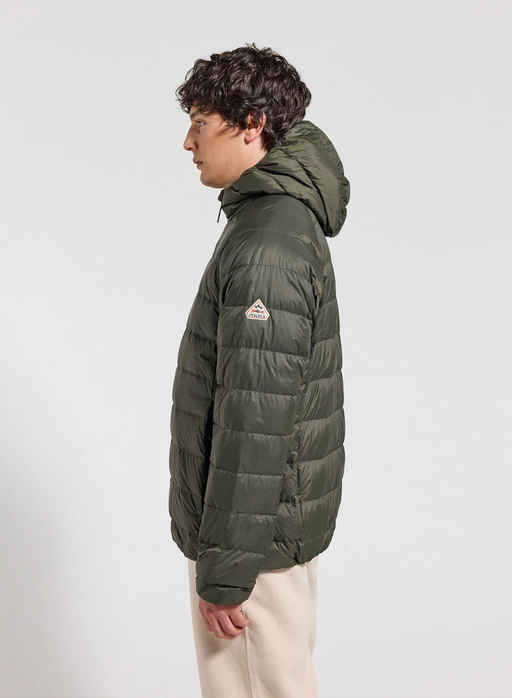 pyrenex-guzet-doudoune-ultra-l-g-re-capuche-homme-verte-kaki image 3