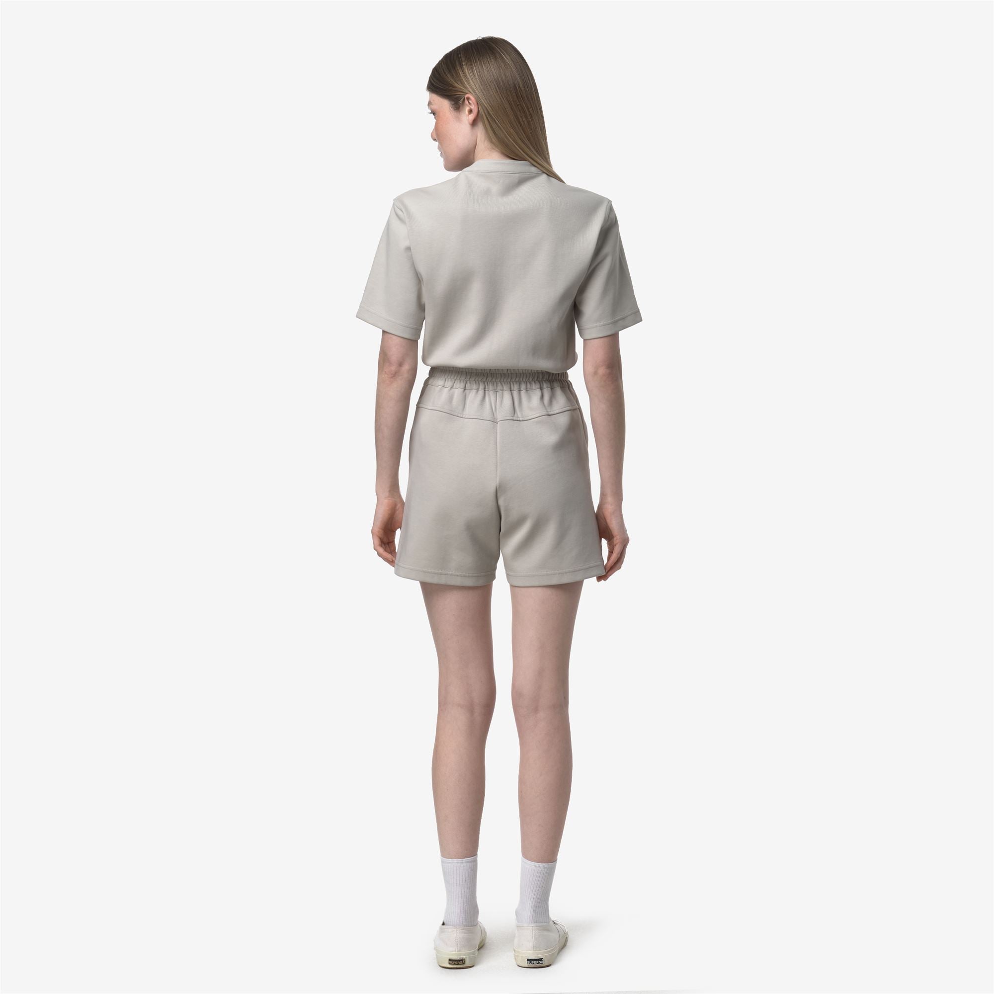 k-way-odet-interlock-surv-tement-femme-beige-lt image 3