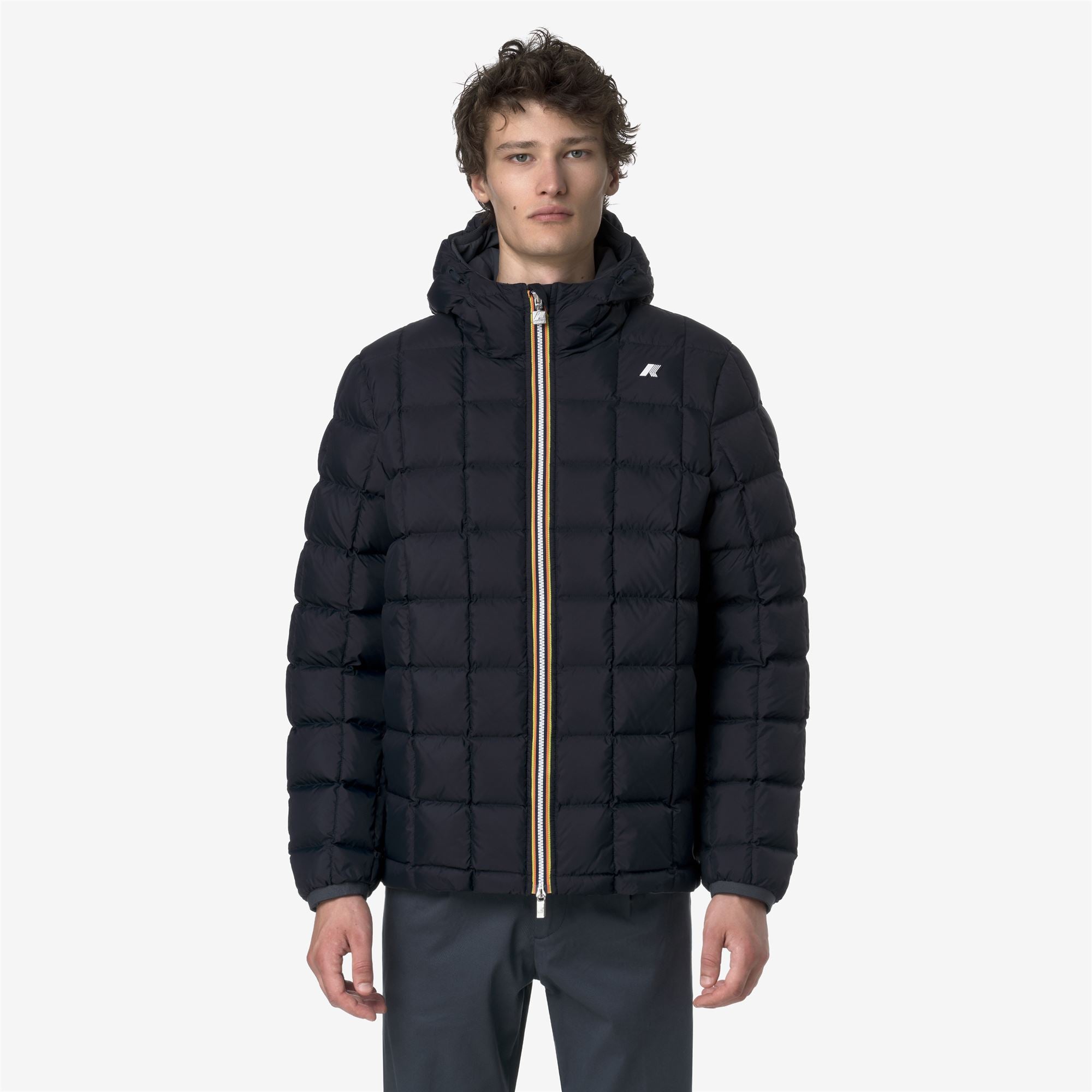 k-way-jack-st-thermo-double-veste-courte-homme-blue-airforce image 4