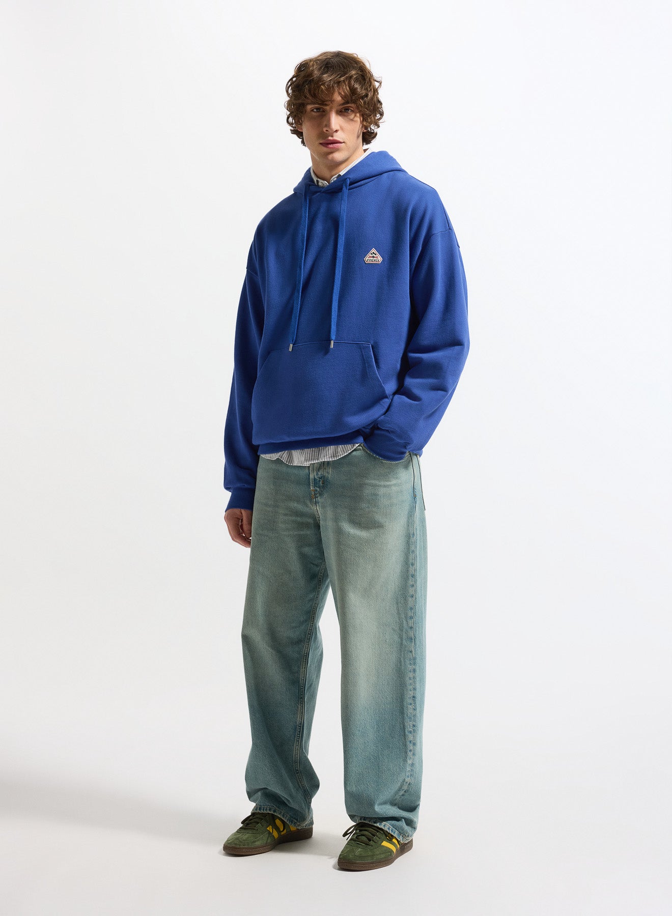 pyrenex-journey-sweat-capuche-unisexe-coton-bio-bleu-lectrique image 4
