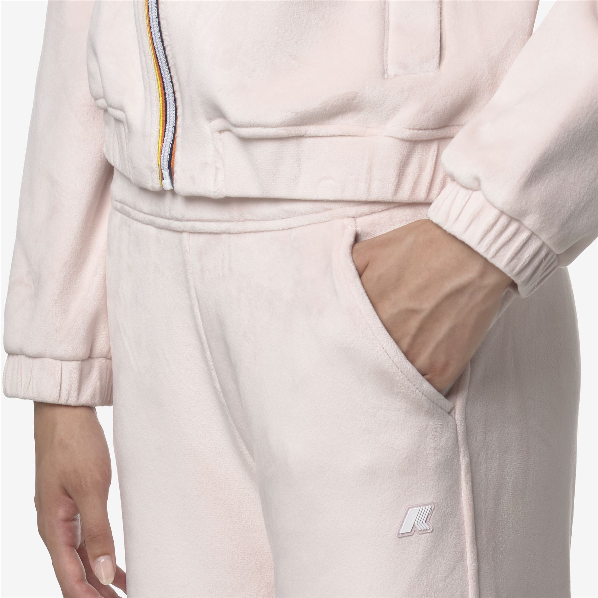 k-way-jenny-velour-polar-pantalon-de-sport-femme-rose-hushed image 4