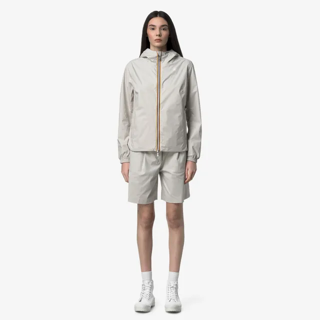 k-way-lil-2-0-plus-2-double-veste-courte-r-versible-femme-beige-lt-green-lichen image 1