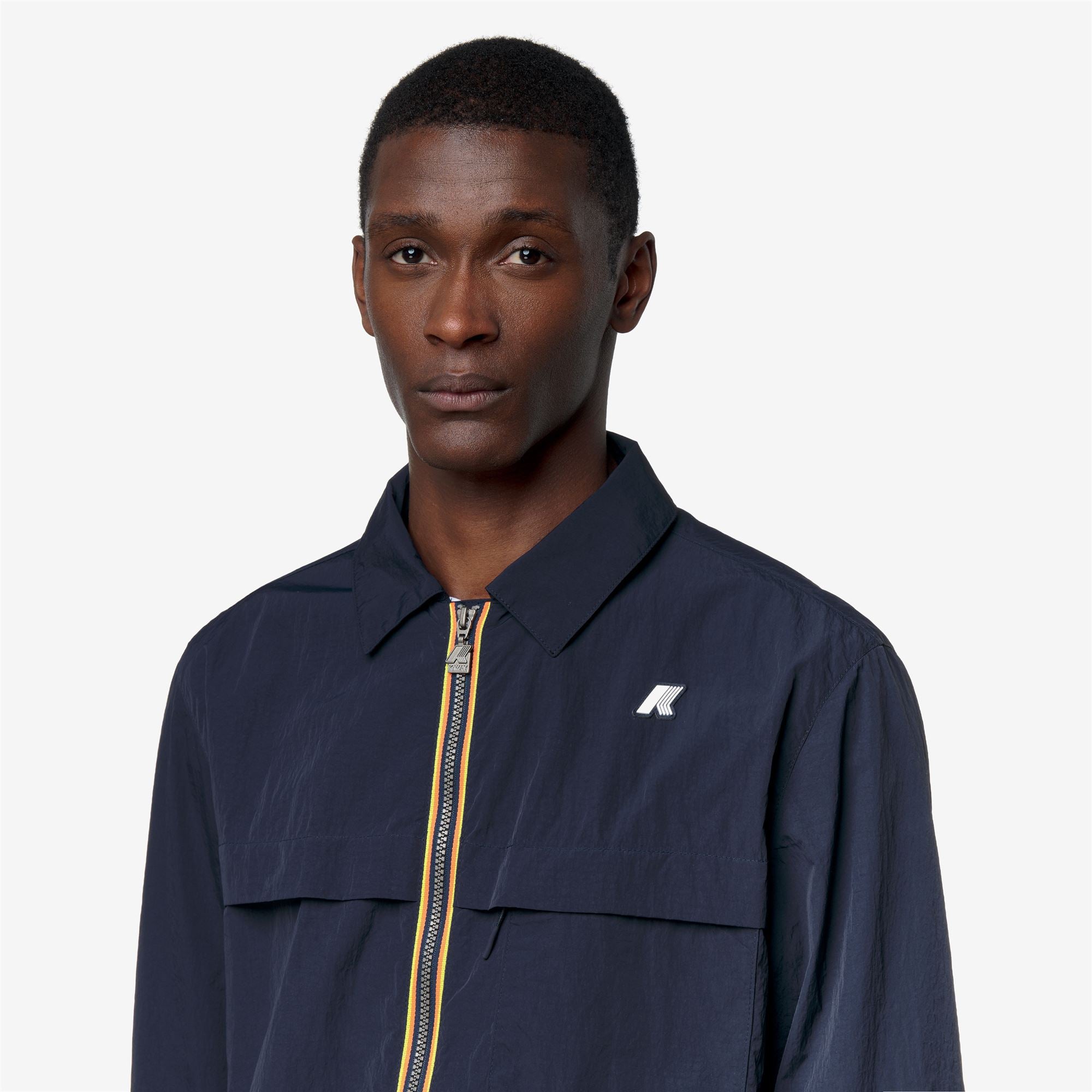 k-way-jules-light-nylon-veste-courte-homme-blue-depth image 4