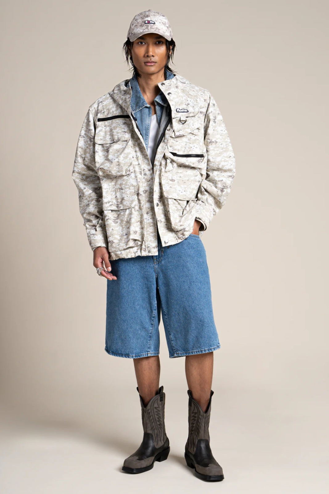 flotte-saint-cyr-veste-imperm-able-multipoches-homme-bleu-marine image 4