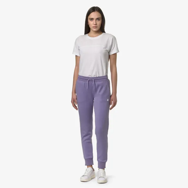 k-way-ginevra-light-spacer-pantalon-sport-femme-violet-glicine image 1