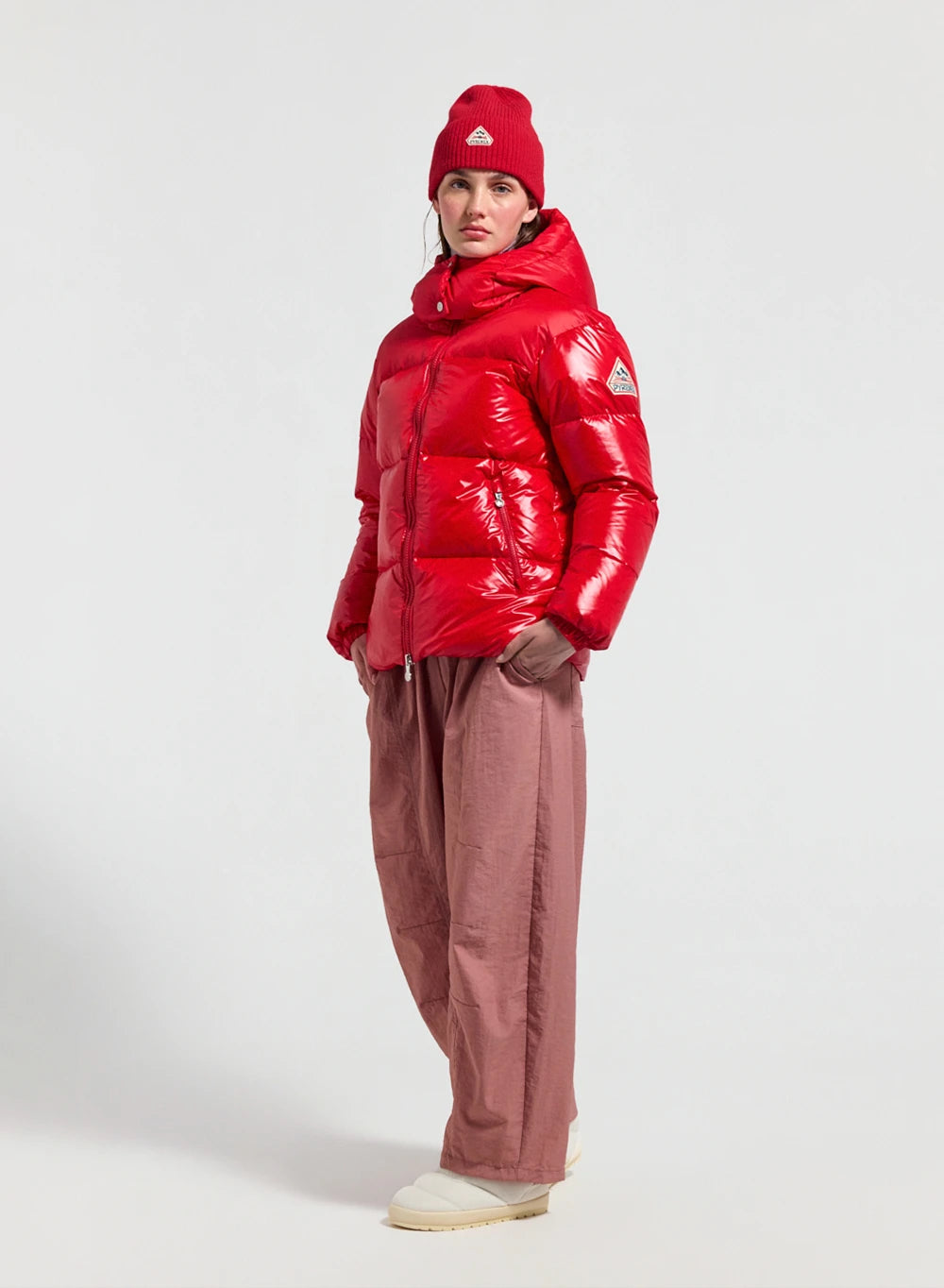 pyrenex-lively-doudoune-brillante-femme-rouge image 2
