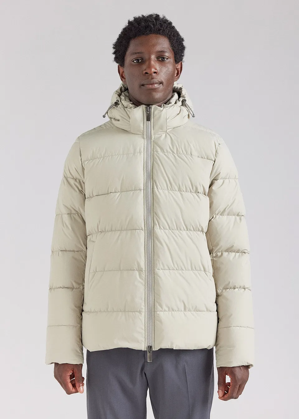 doudoune-homme-pyrenex-spoutnic-willow-grey-capuche-amovible image 1