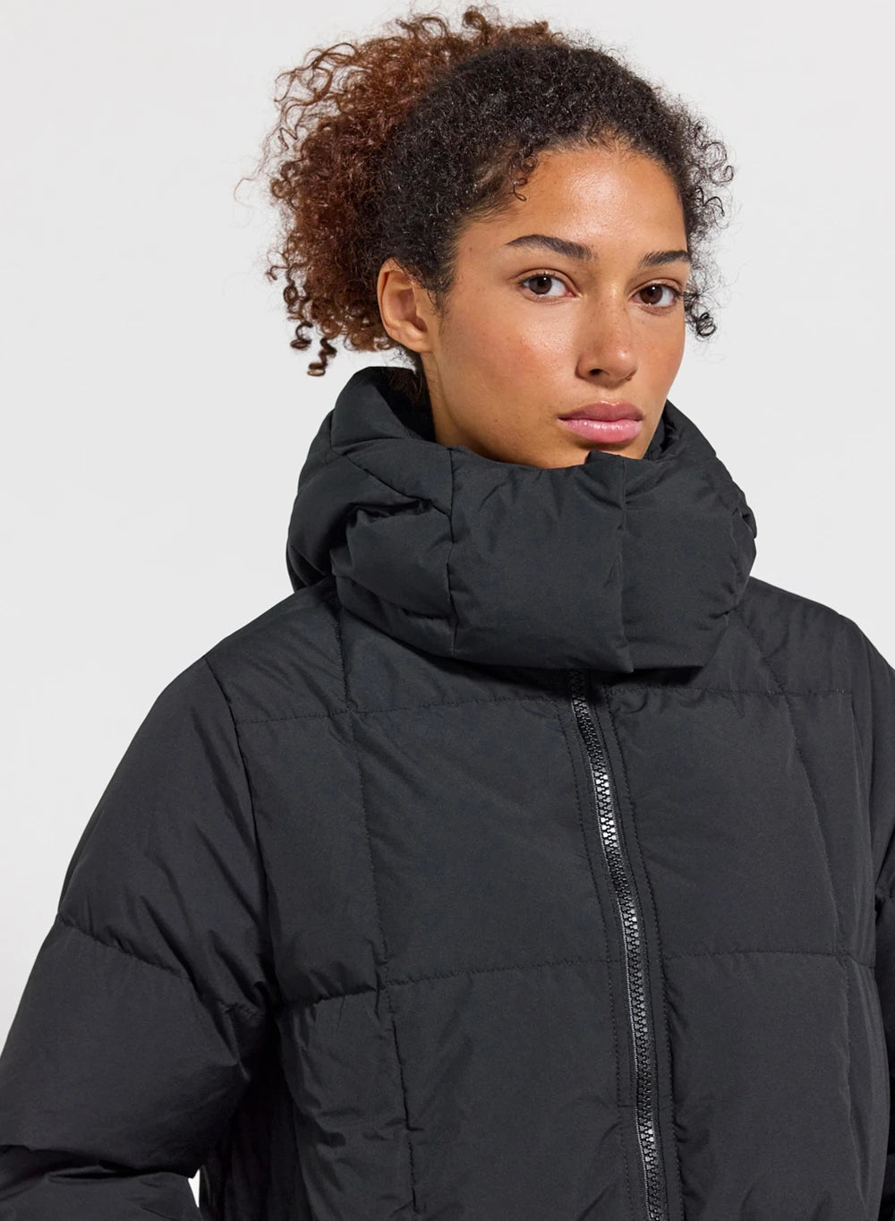 pyrenex-mystery-doudoune-hiver-longue-capuche-femme-noire image 5
