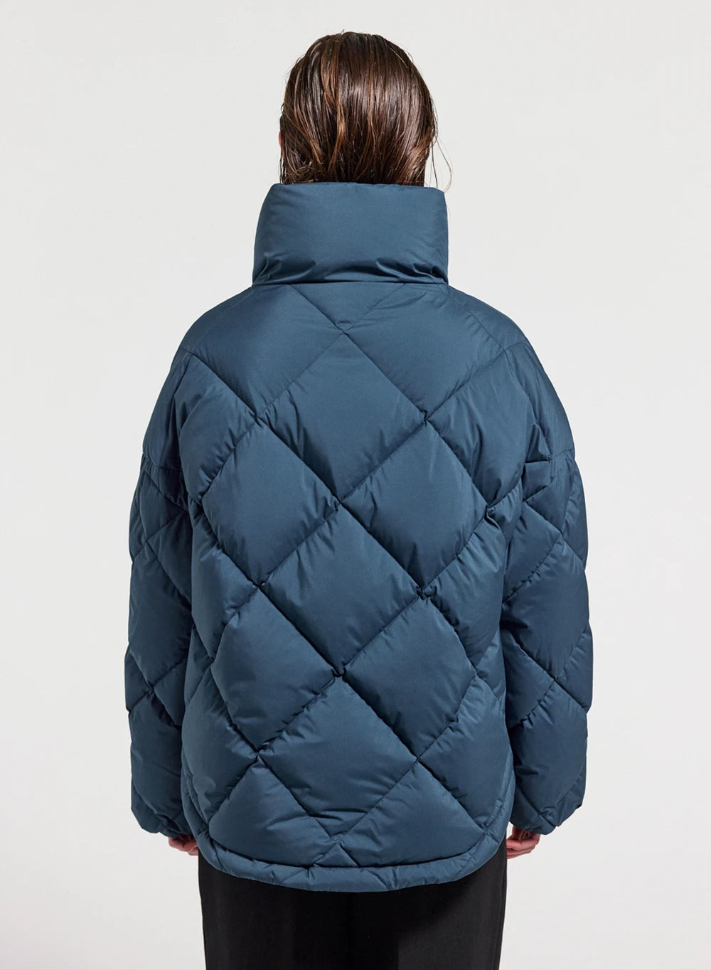 pyrenex-adele-doudoune-oversize-femme-col-enveloppant-bleu-p-trole image 4