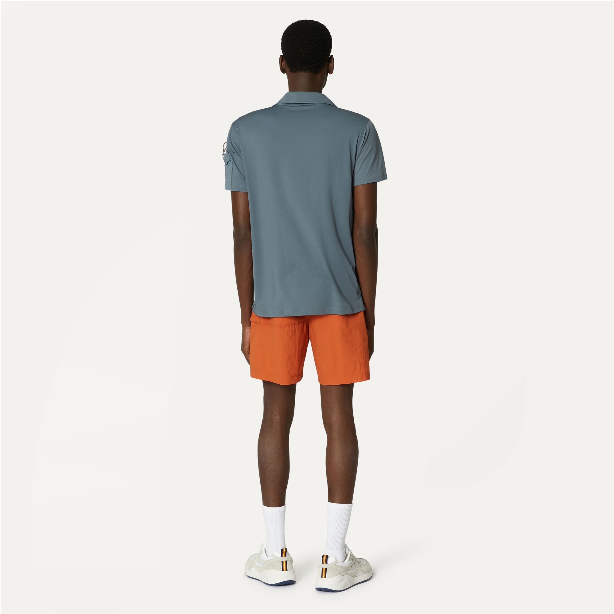 k-way-taprinne-short-cargo-homme-orange-copper image 3