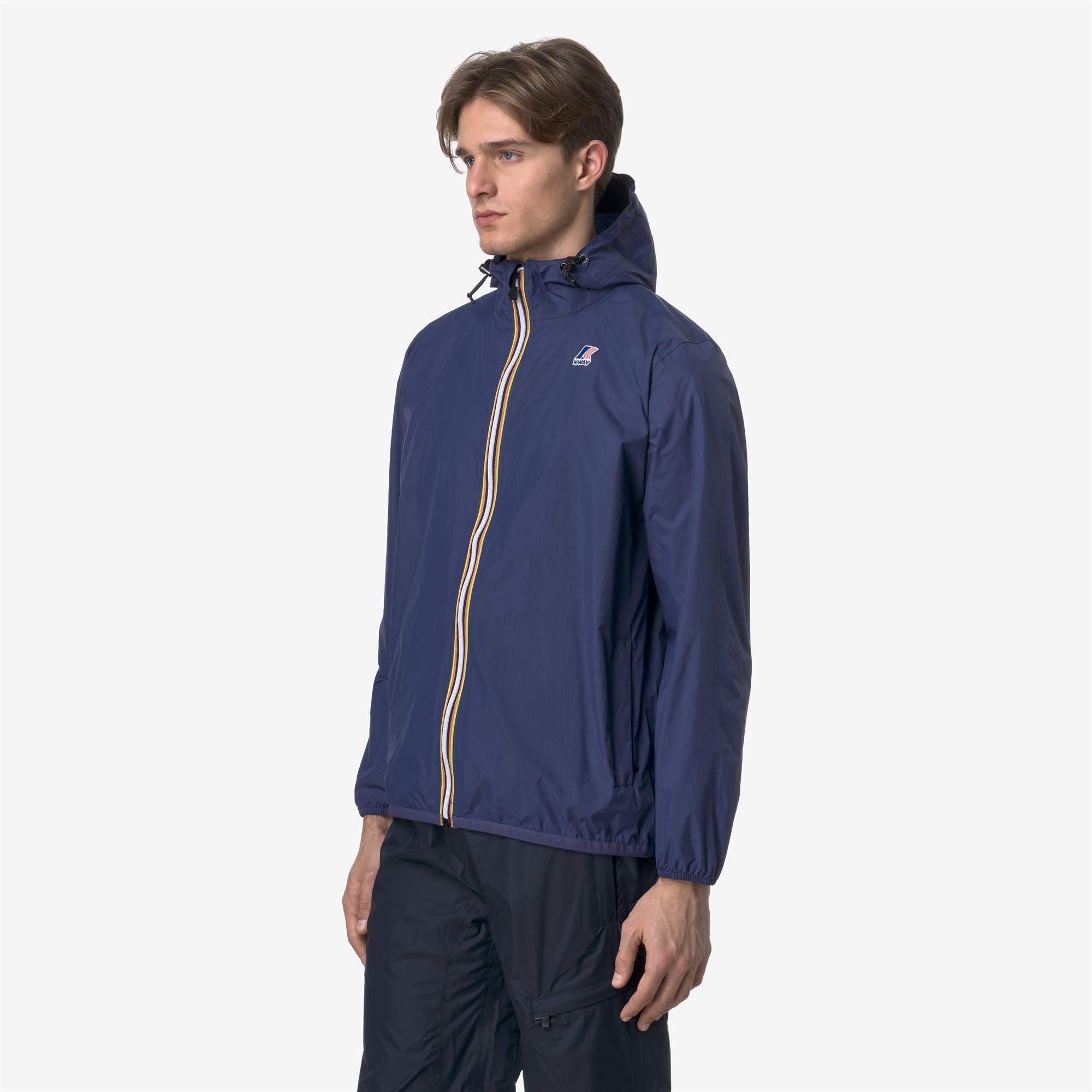 k-way-le-vrai-4-0-claude-veste-mi-longue-unisexe-blue-deep-cobalt image 3