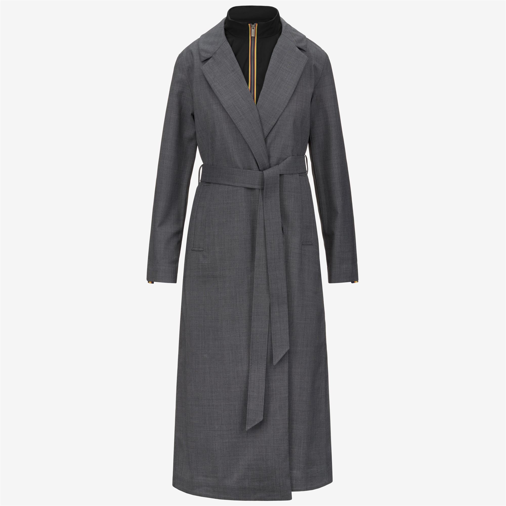 k-way-jorance-3l-wool-manteau-long-femme-grey-shadow-dk-grisaille image 5