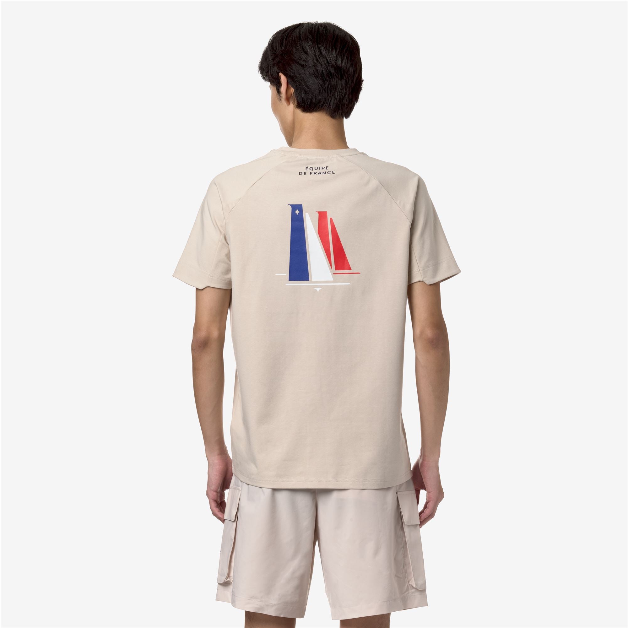 k-way-parot-orient-express-ac-t-shirt-unisexe-grey-vapor image 3