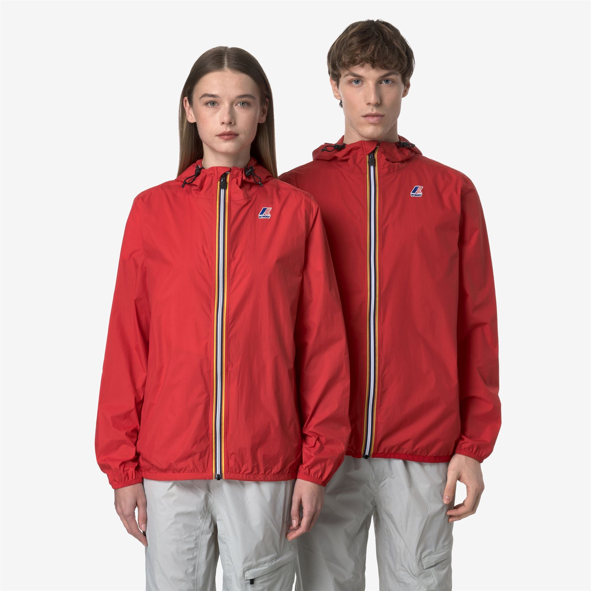 k-way-le-vrai-4-0-claude-veste-mi-longue-unisexe-red image 1