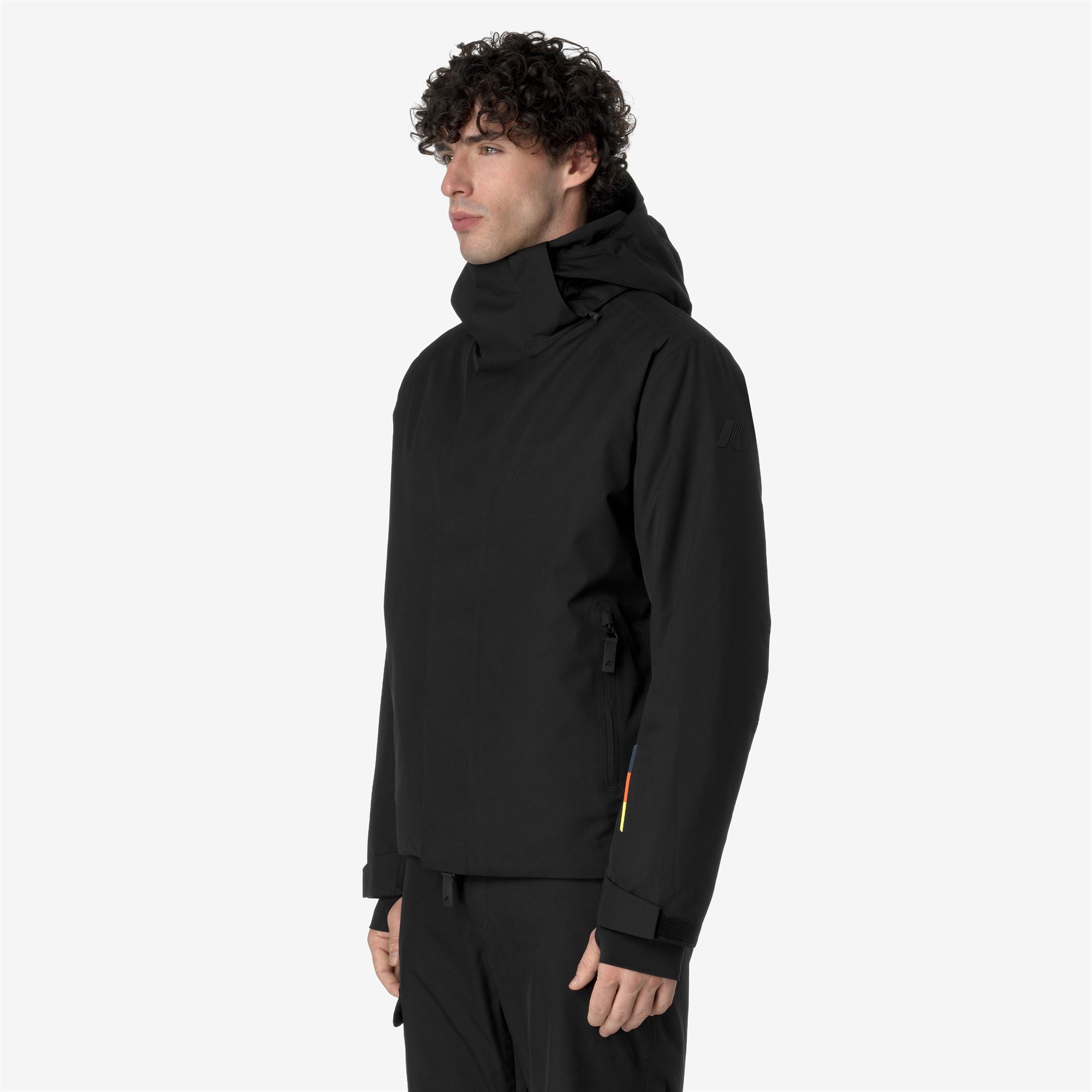 k-way-malamot-microtwill-2l-veste-milieu-homme-black-pure image 2