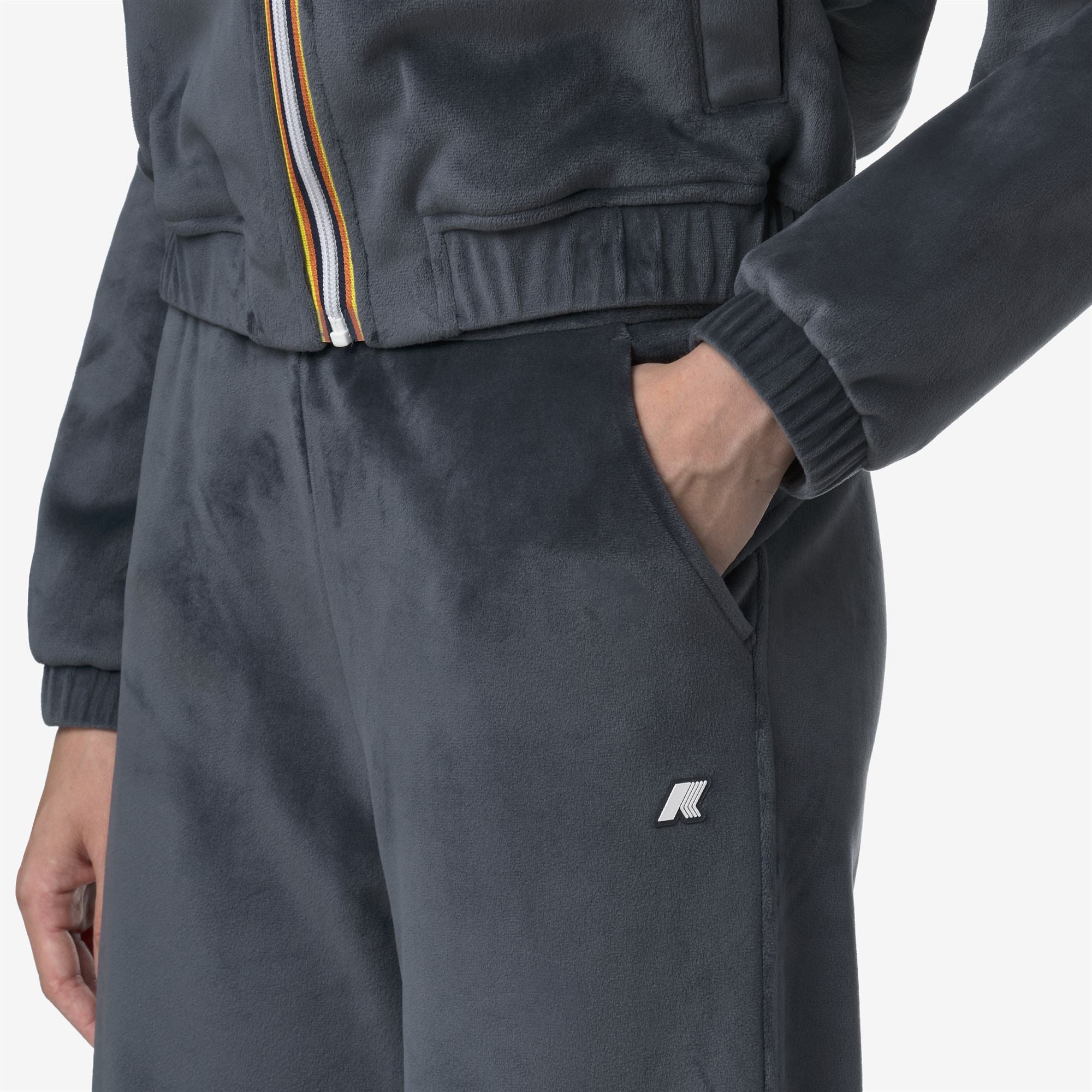 k-way-jenny-velour-polar-pantalon-de-sport-femme-blue-airforce-combo image 4