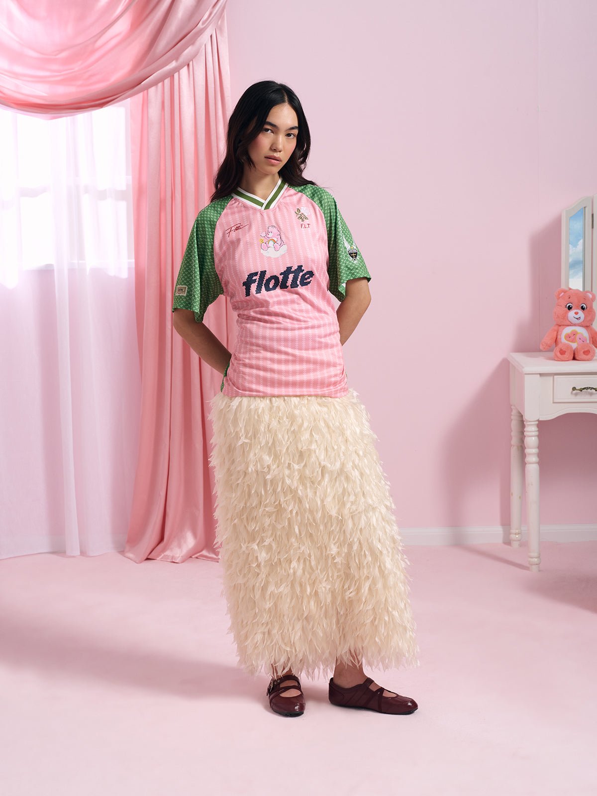 flotte-germain-maillot-de-foot-bisounours-femme-oversize image 1