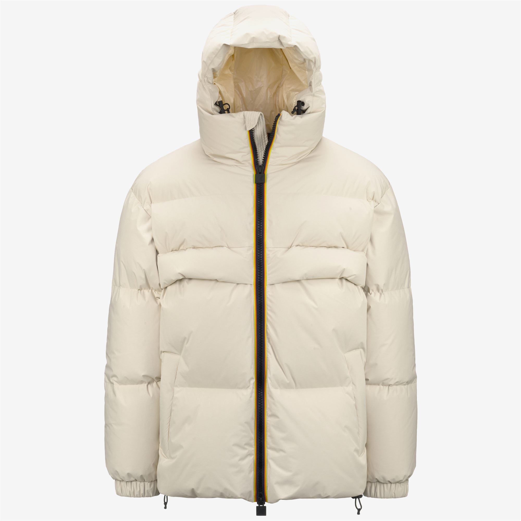 k-way-clauden-2-1-amiable-thermo-heavy-veste-mi-longue-unisexe-beige-shortbread image 5