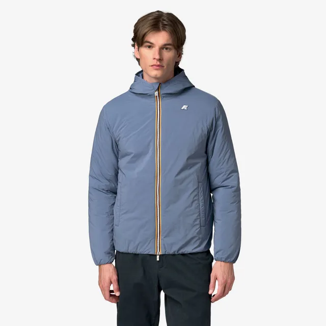 k-way-jack-plain-warm-veste-courte-homme-blue-wild image 1