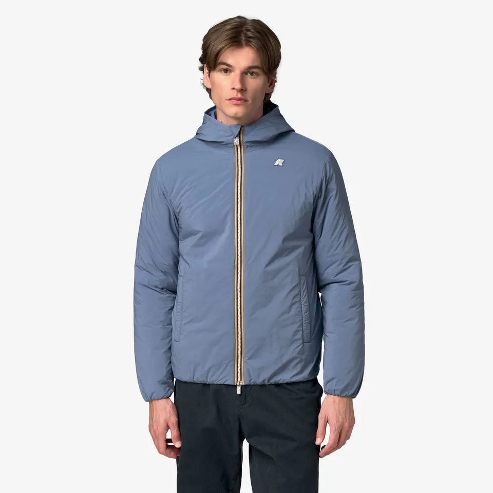k-way-jack-plain-warm-veste-courte-homme-blue-wild image 1