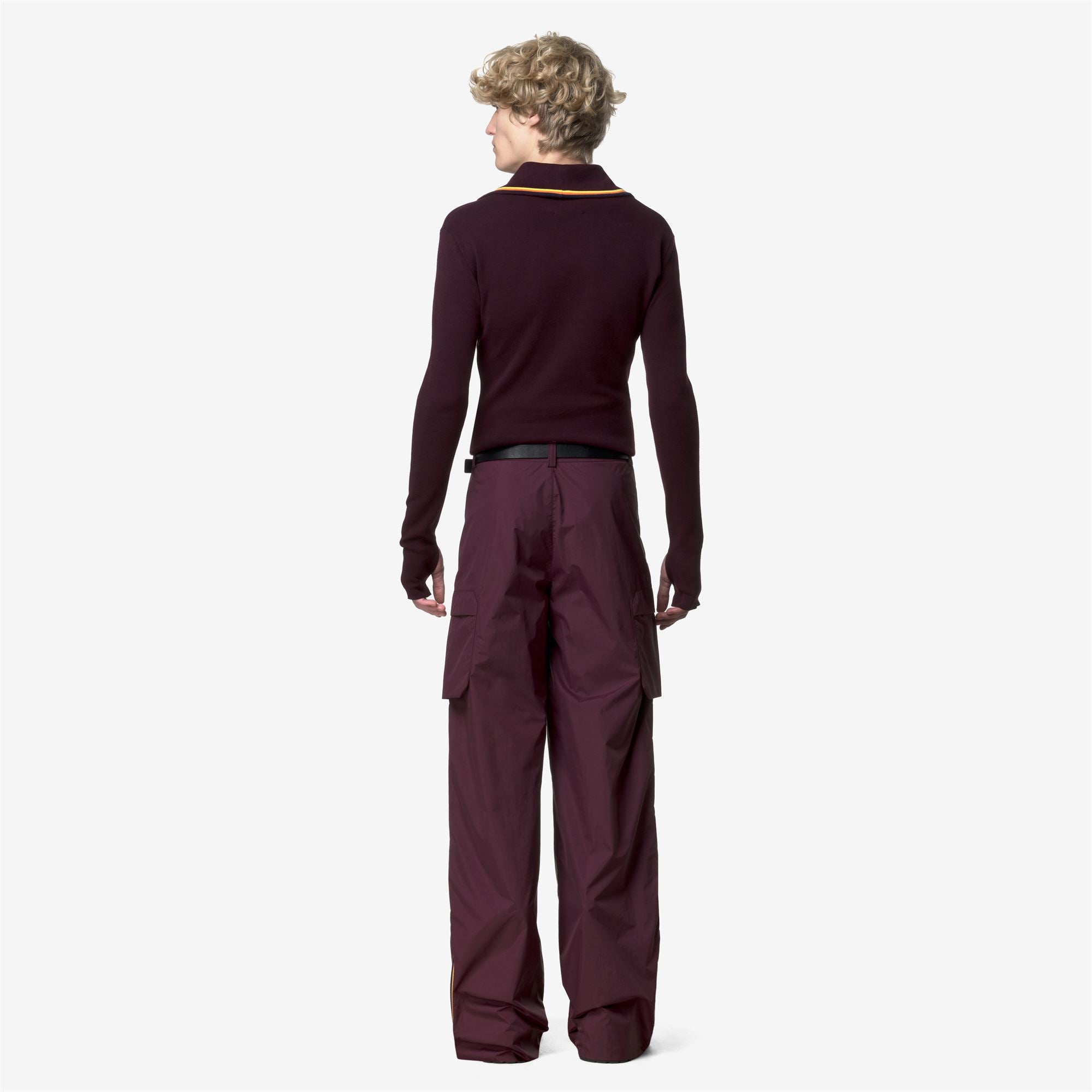 k-way-4-0-3l-tamey-pantalon-cargo-homme-red-dk-amaranto image 3