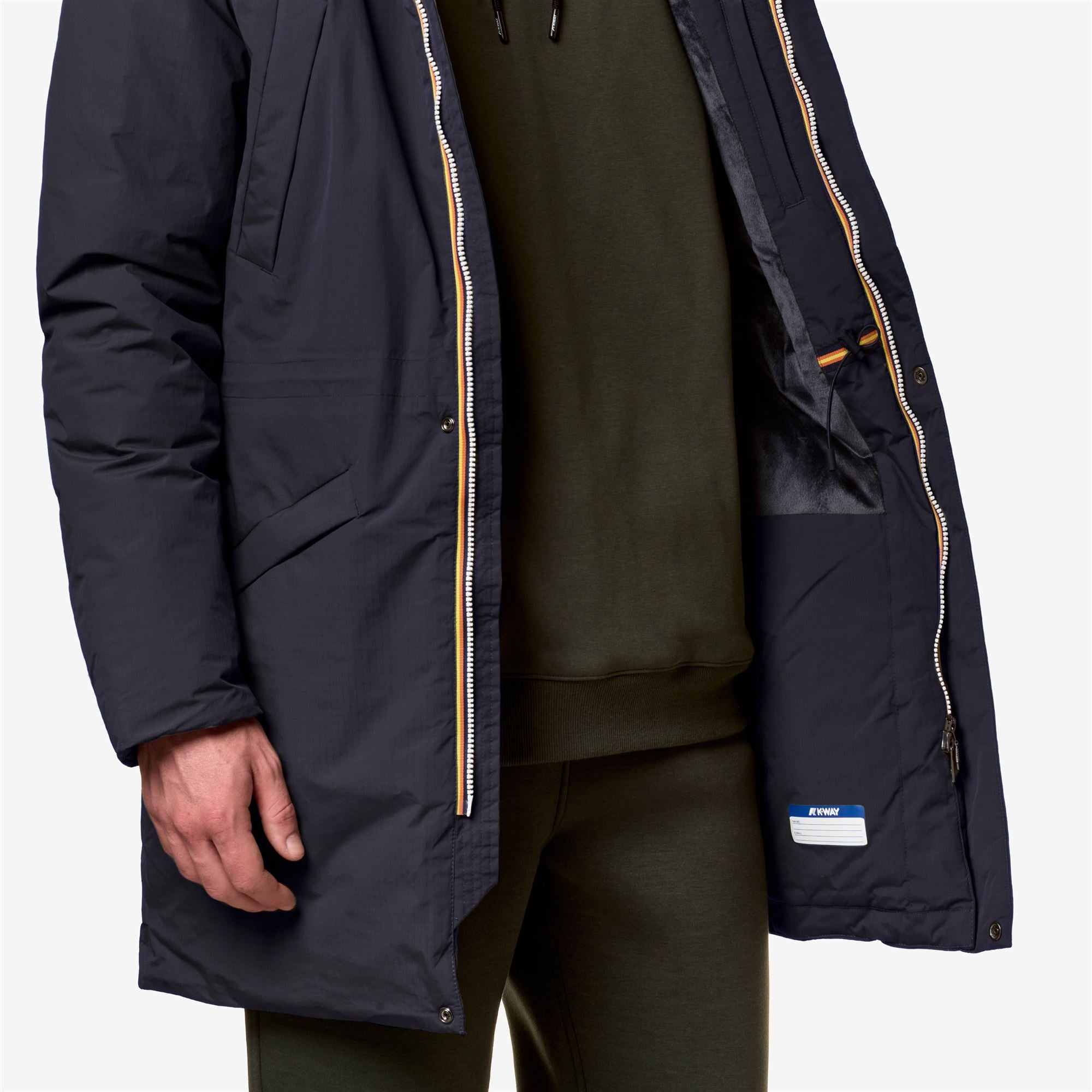 k-way-remi-ripstop-marmotta-parka-3-4-homme-blue-d-blue-a image 4