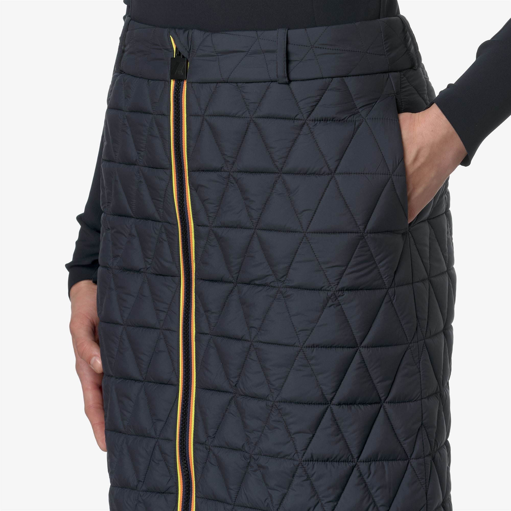 k-way-maralie-tech-thermo-light-jupe-longue-femme-black-ash image 4