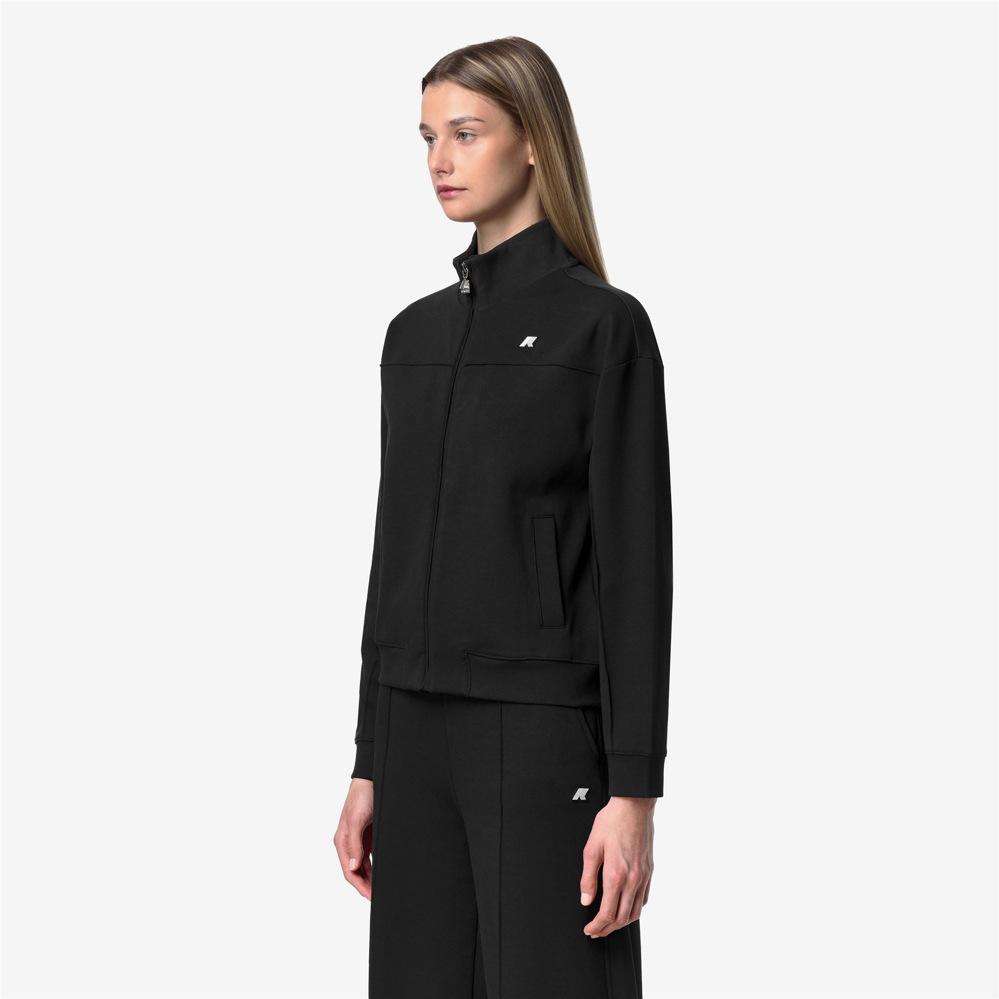 k-way-arvinne-interlock-veste-polaire-femme-black-pure image 2