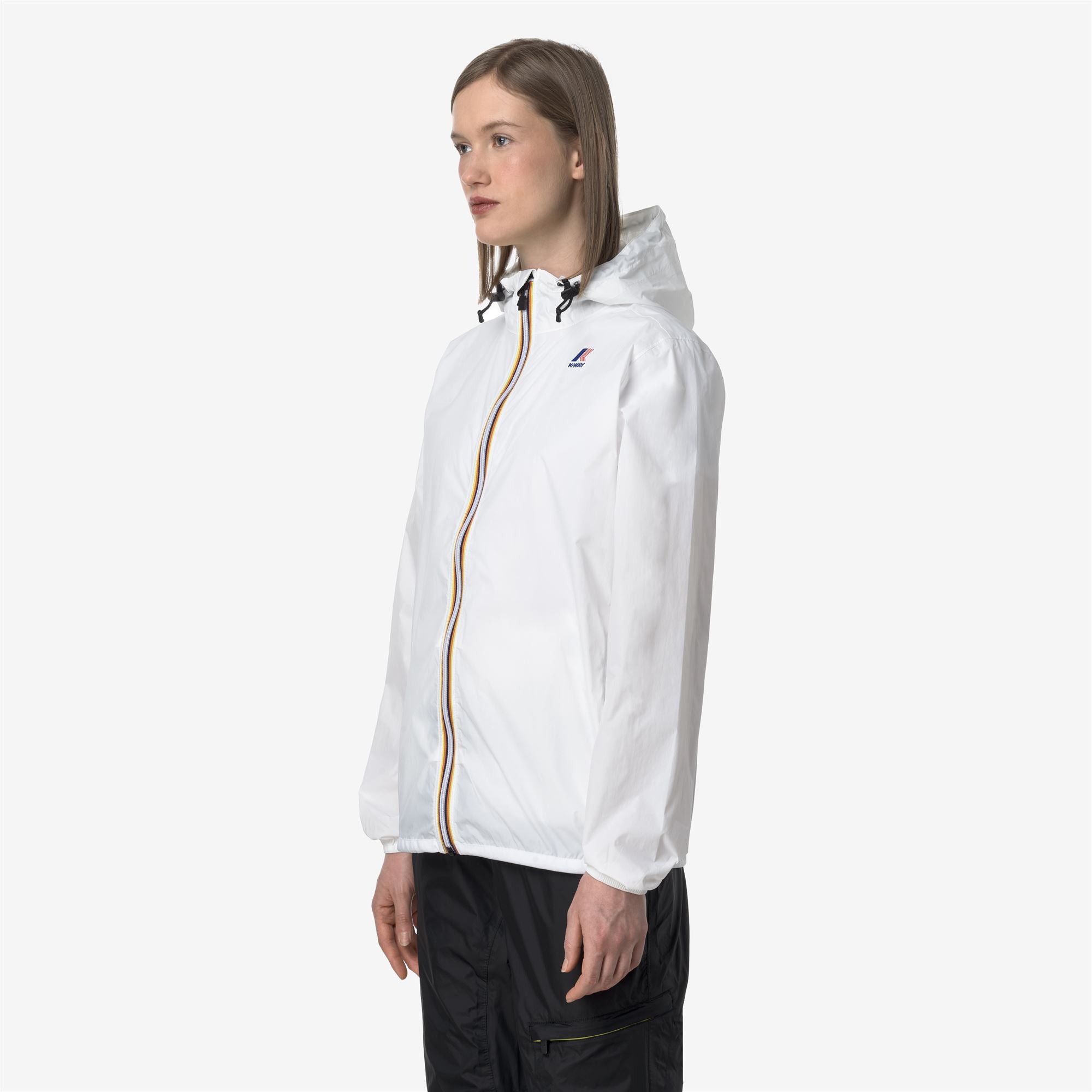 k-way-le-vrai-4-0-claude-veste-mi-longue-unisexe-white image 3