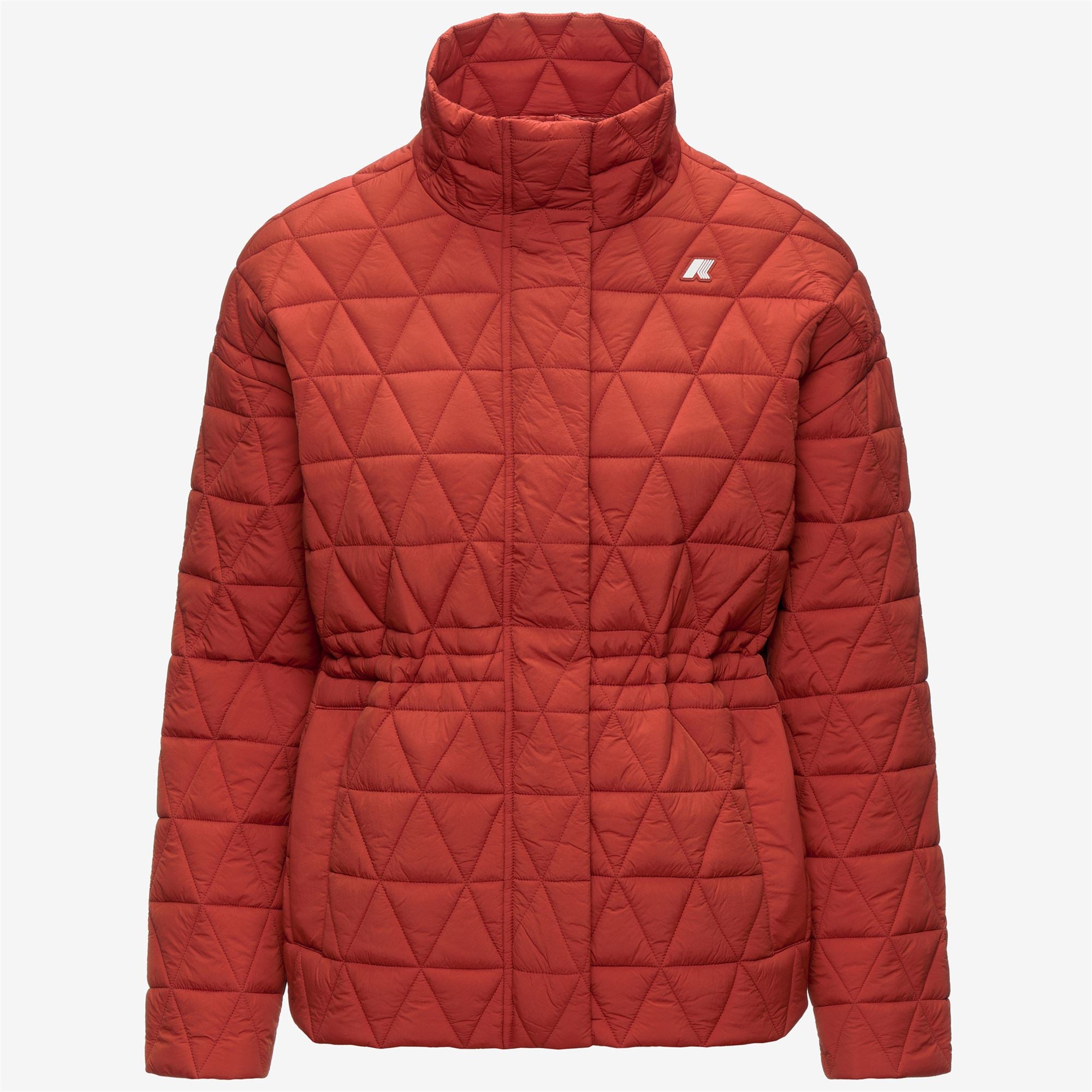 k-way-selene-diamond-quilted-warm-veste-mi-longue-femme-red-dk-chili image 5
