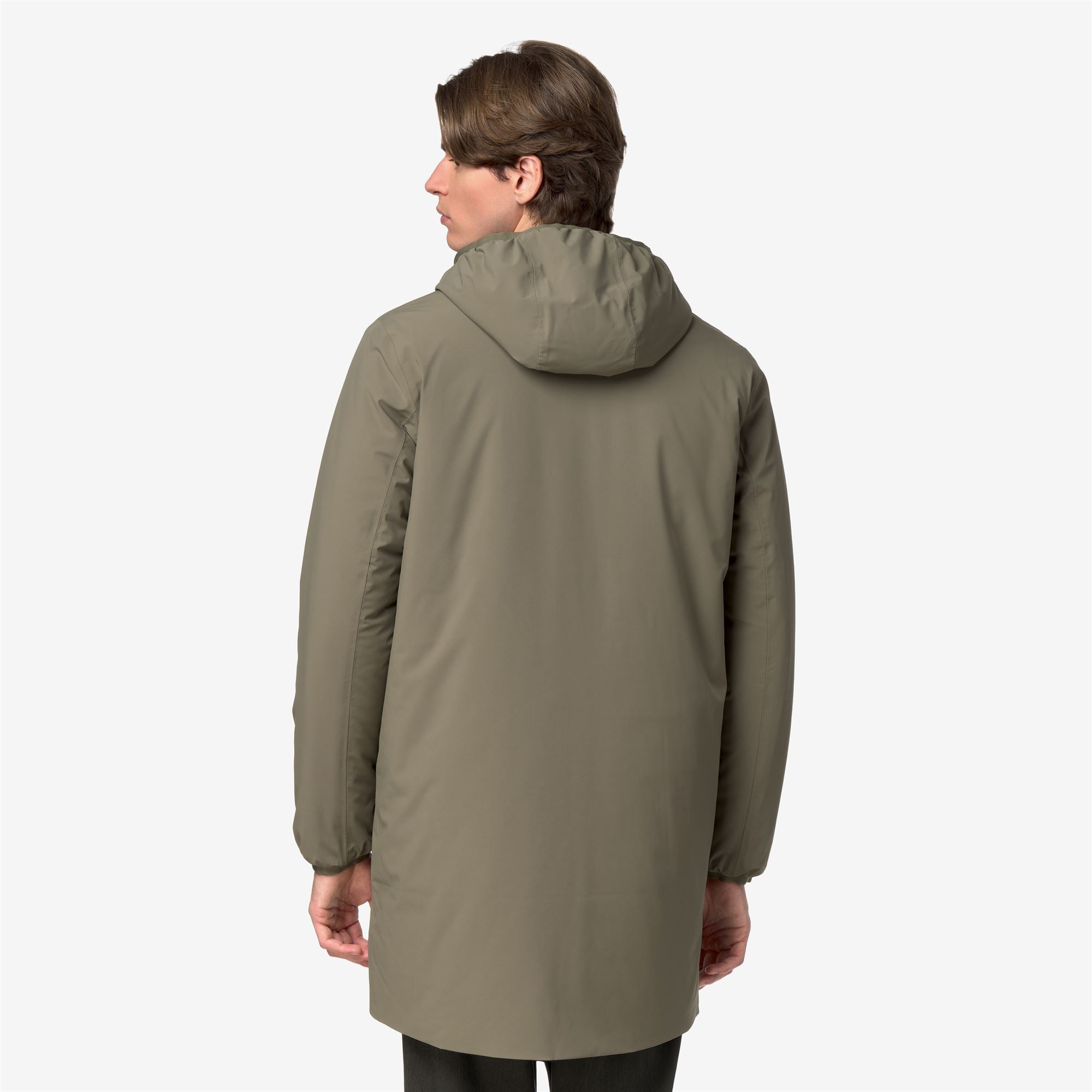k-way-jacob-st-warm-double-veste-3-4-homme-r-versible-vert-arm-e image 3