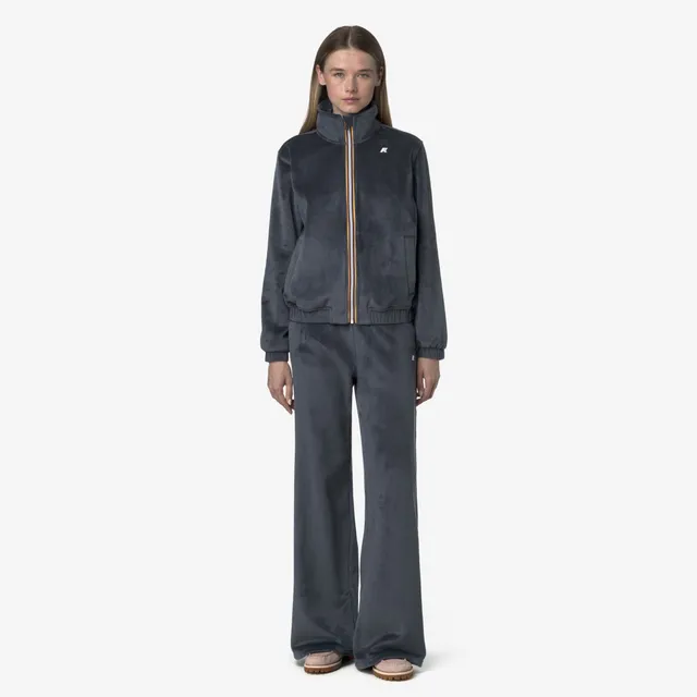k-way-jenny-velour-polar-pantalon-de-sport-femme-blue-airforce-combo image 1