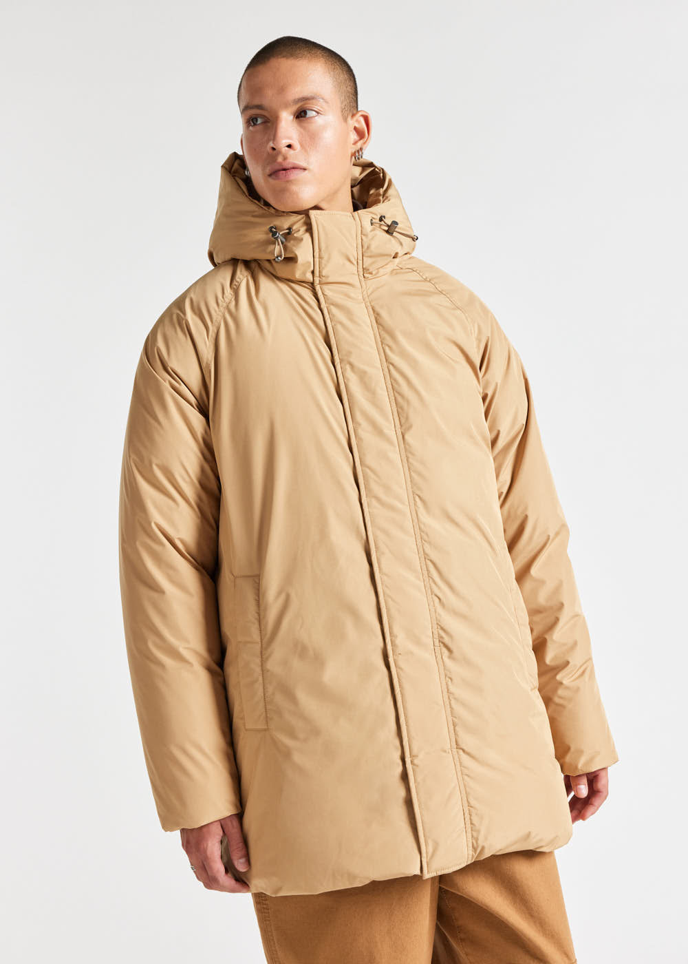 pyrenex-spark-parka-capuche-homme-iced-coffee image 2