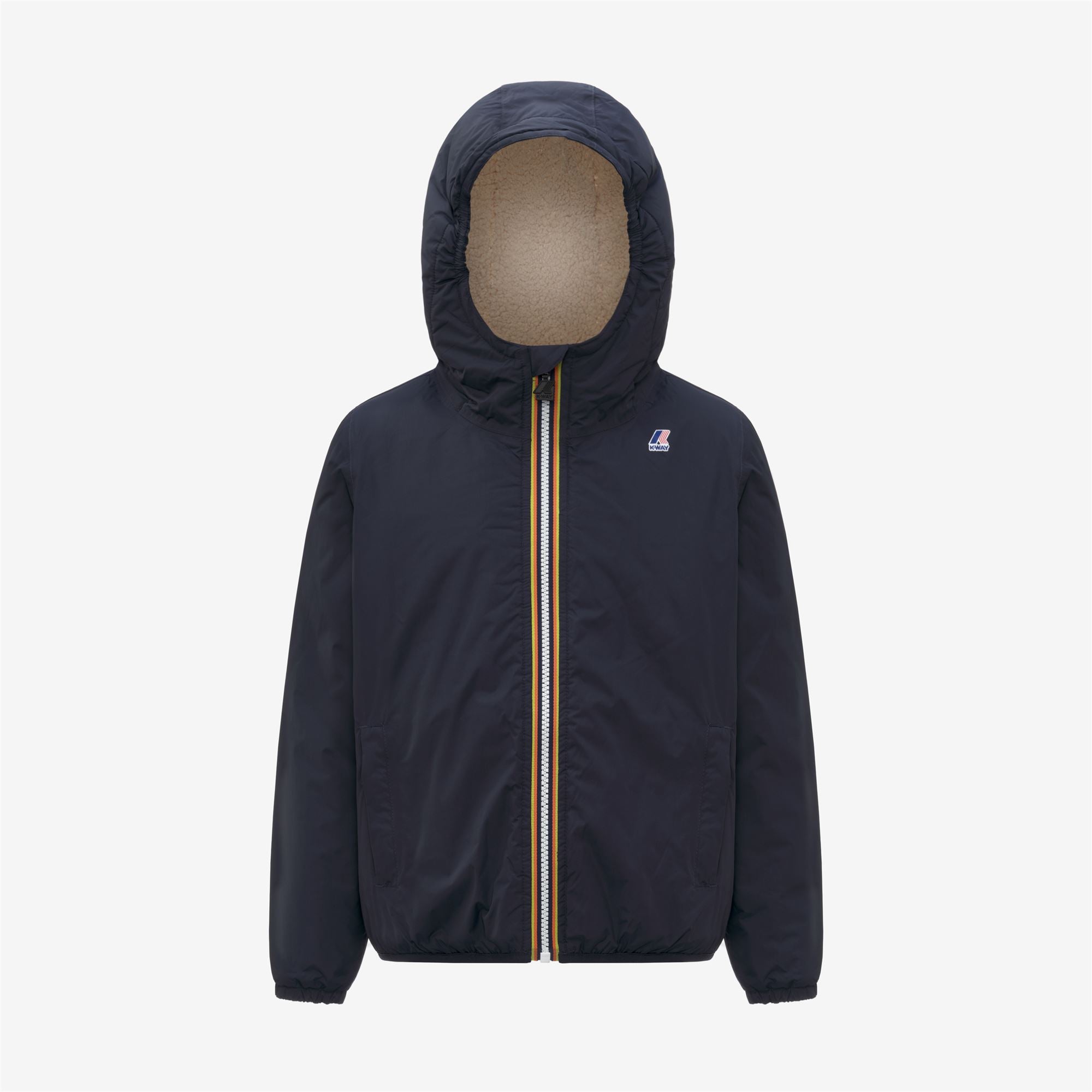 k-way-p-le-vrai-4-0-claude-orsetto-veste-mi-saison-enfant-blue-depth image 5