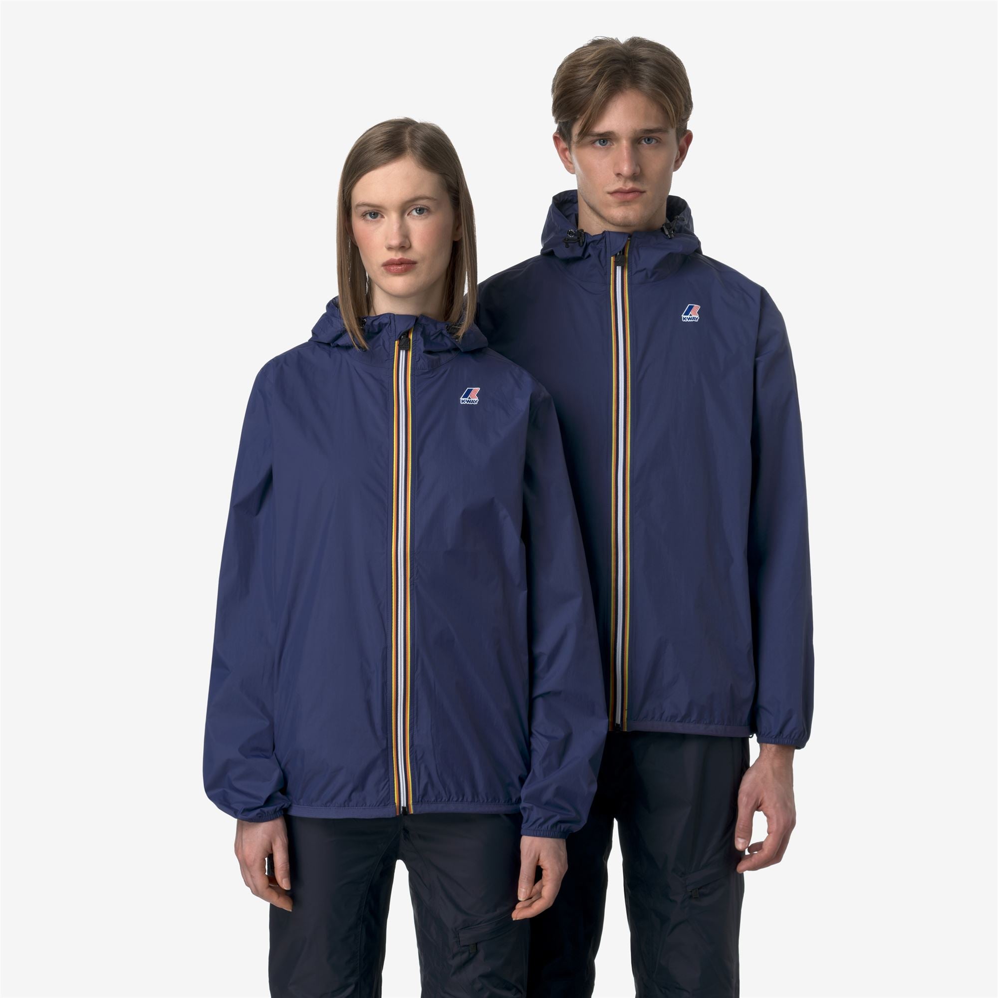 k-way-le-vrai-4-0-claude-veste-mi-longue-unisexe-blue-deep-cobalt image 1