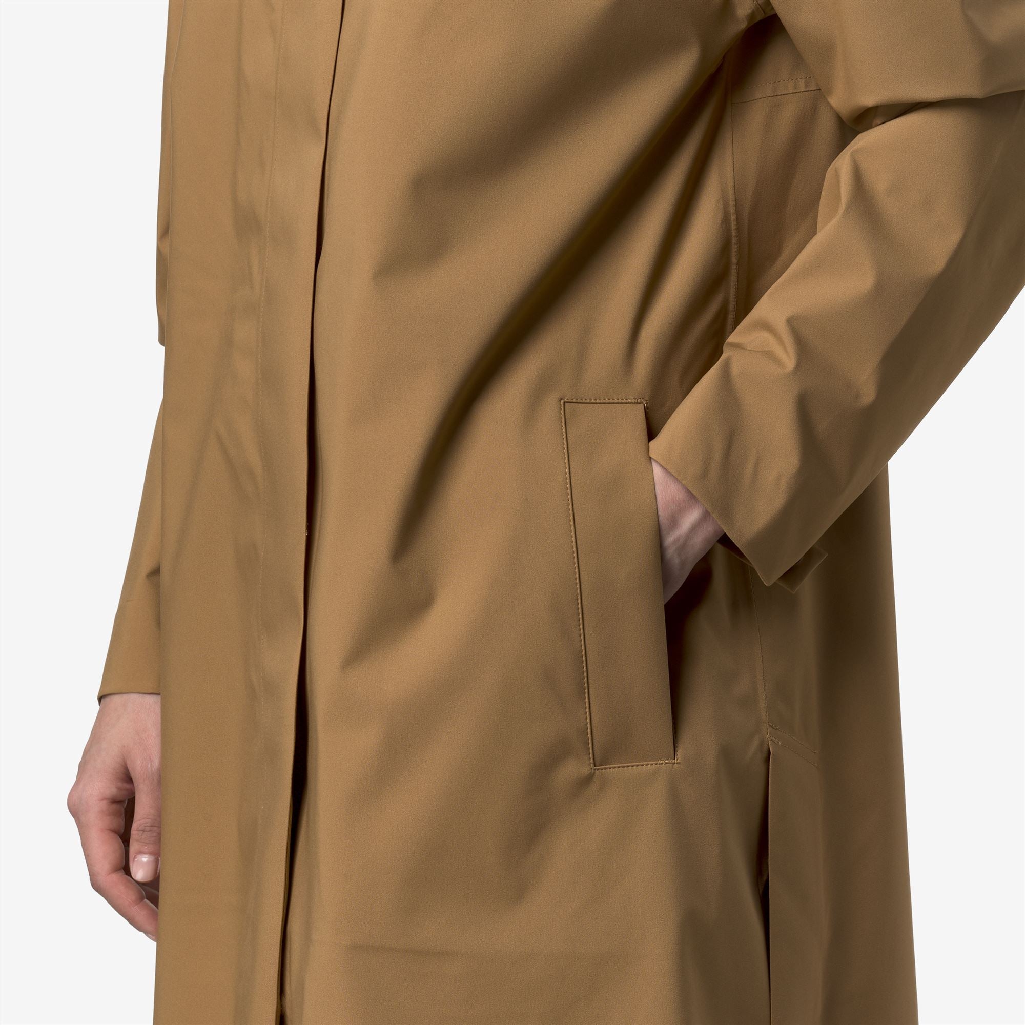 k-way-tigrit-stretch-2l-manteau-long-femme-brown-bistre image 4