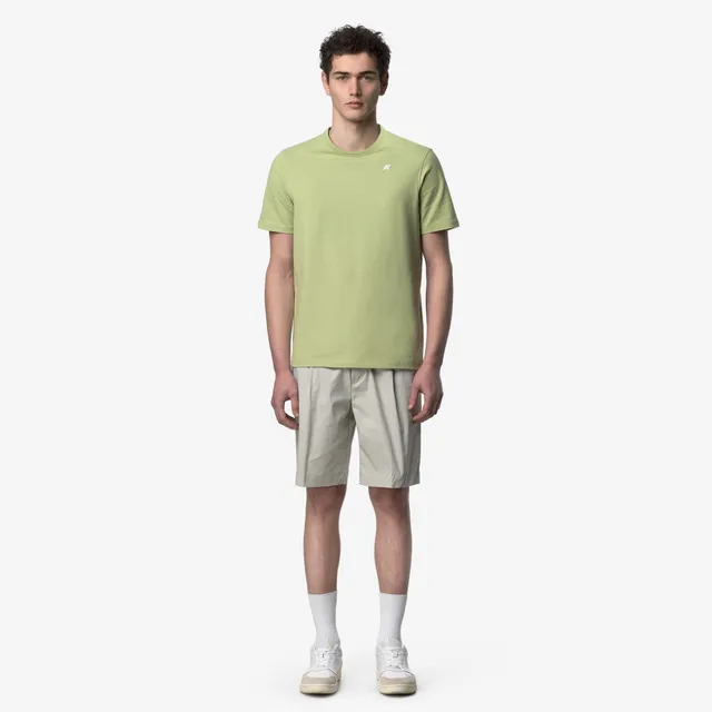 k-way-adame-light-stretch-jersey-t-shirt-homme-green-dk-lime image 1