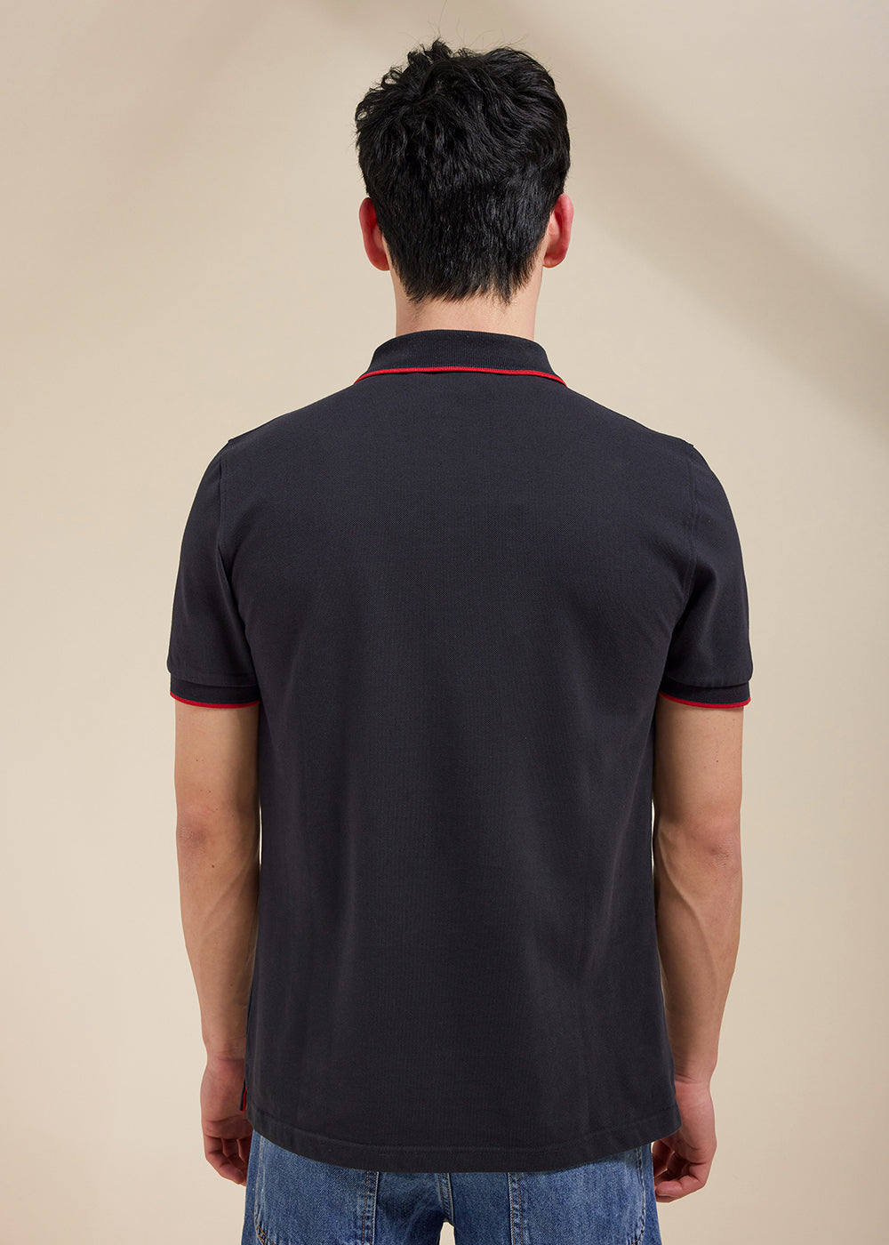 pyrenex-leyre-polo-homme-coton-biologique-bleu-fonc image 2